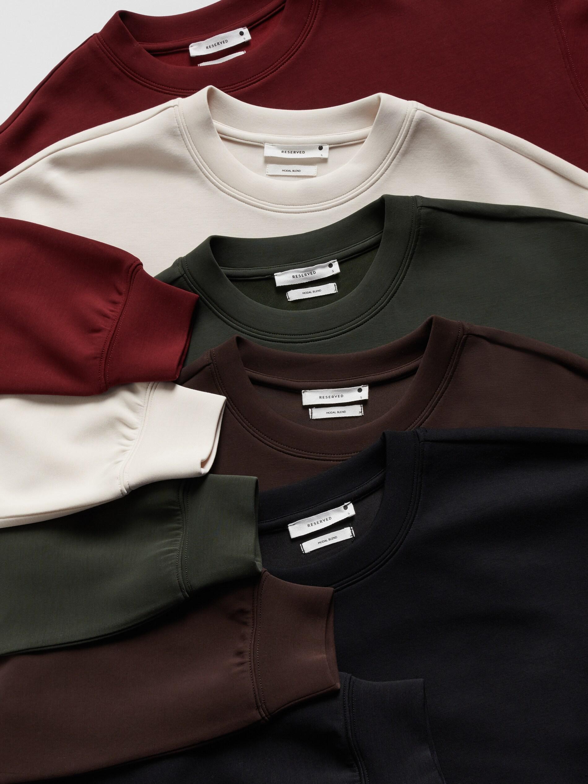 Brown Modal Blend Sweatshirt, Brown, large image number 11