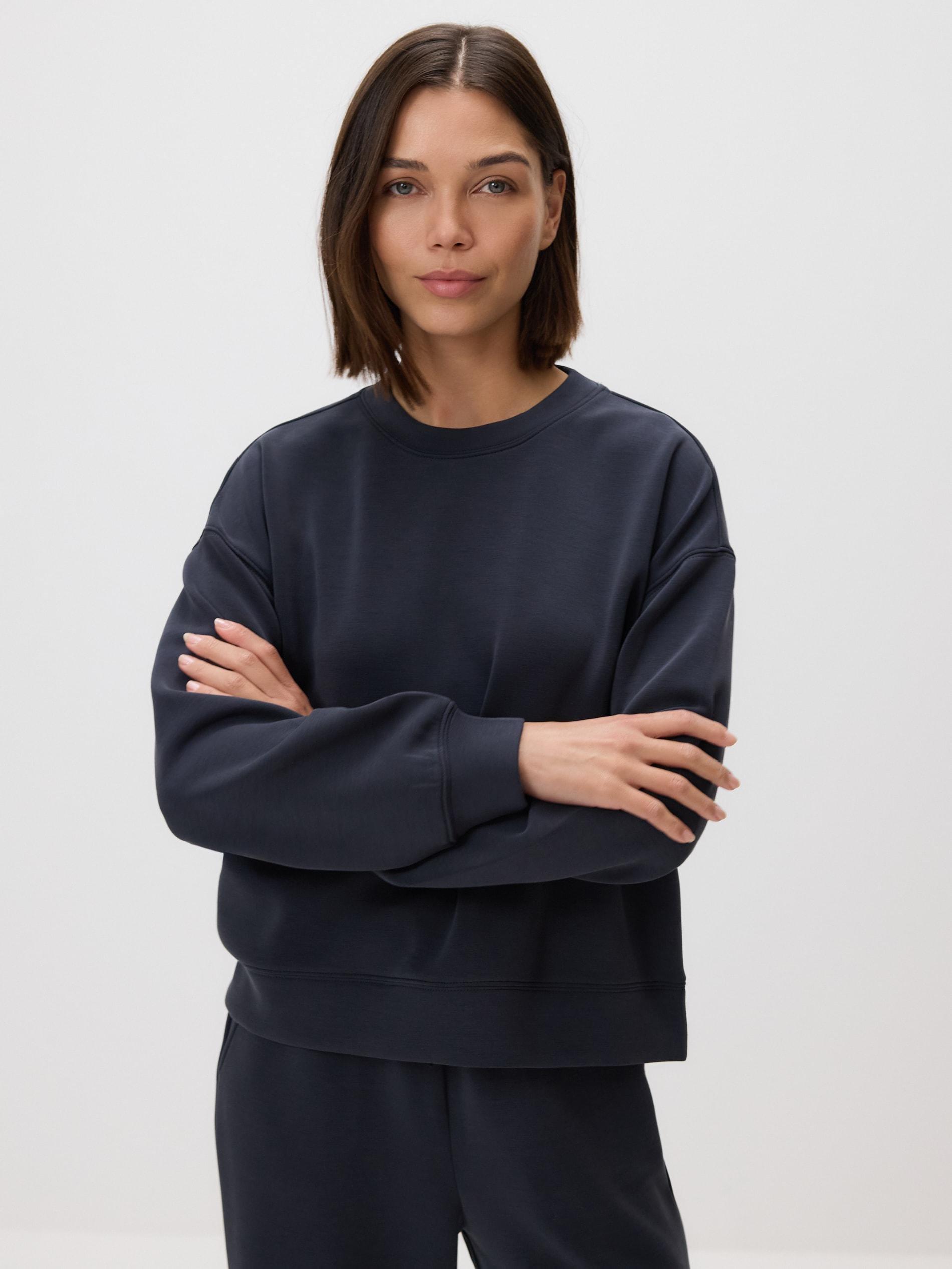 Grey Modal Blend Sweatshirt, Grey, medium