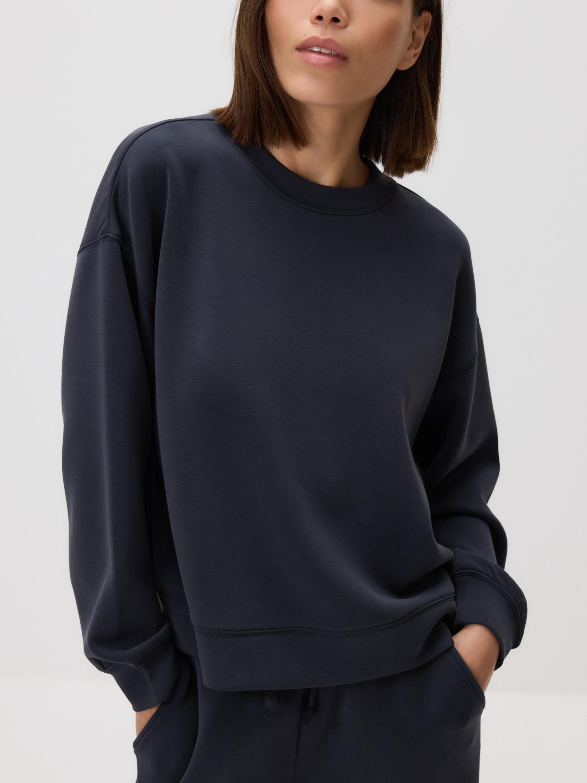 Grey Modal Blend Sweatshirt, Grey, medium