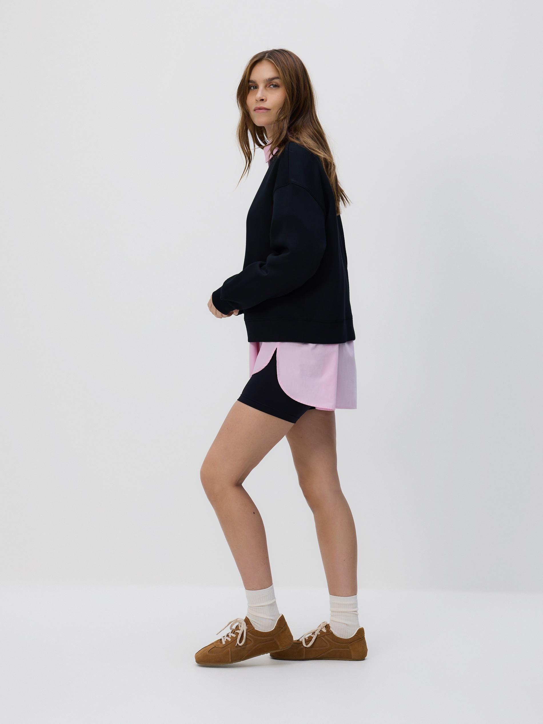 Black Modal Blend Sweatshirt, Black, large image number 3