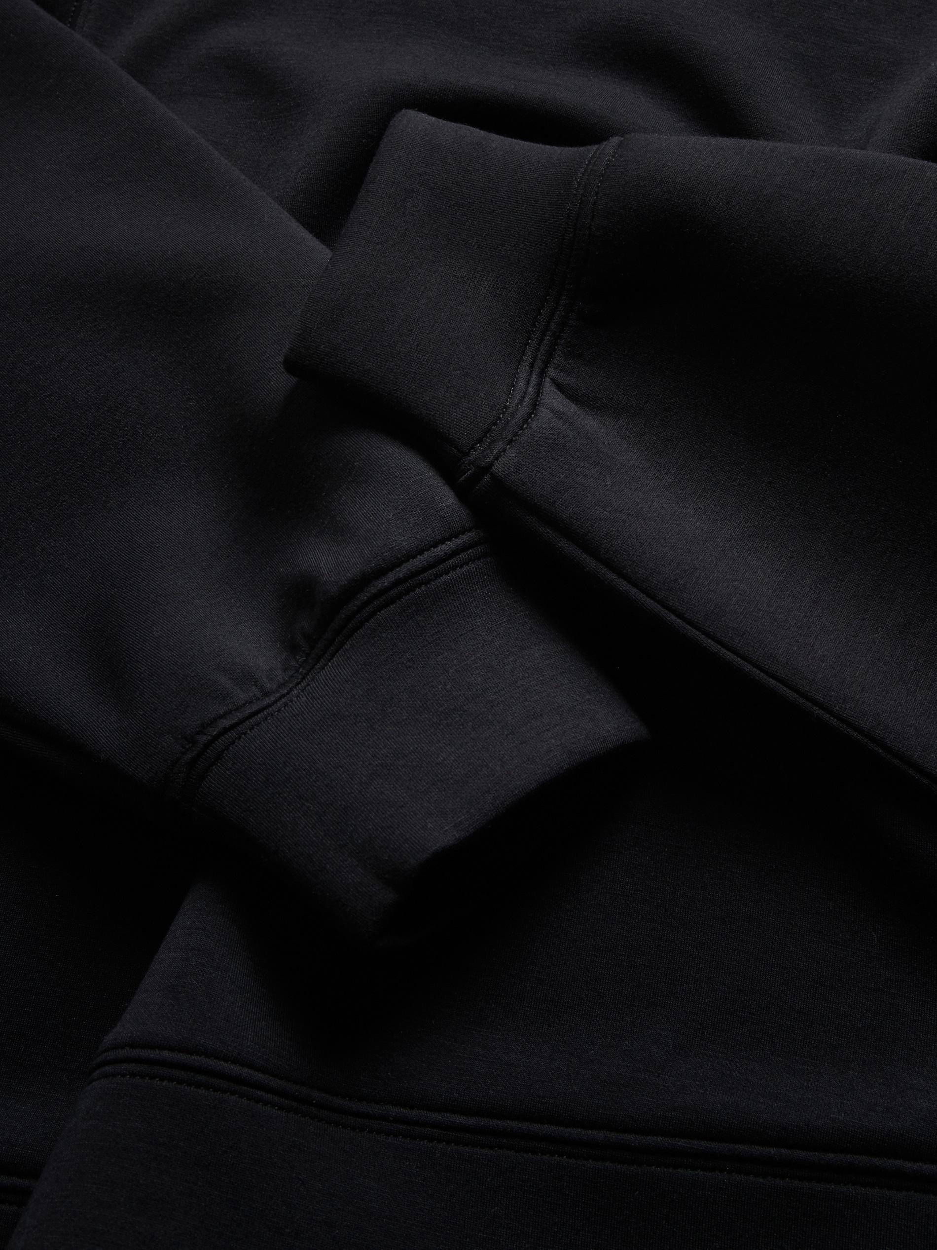 Black Modal Blend Sweatshirt, Black, large image number 6