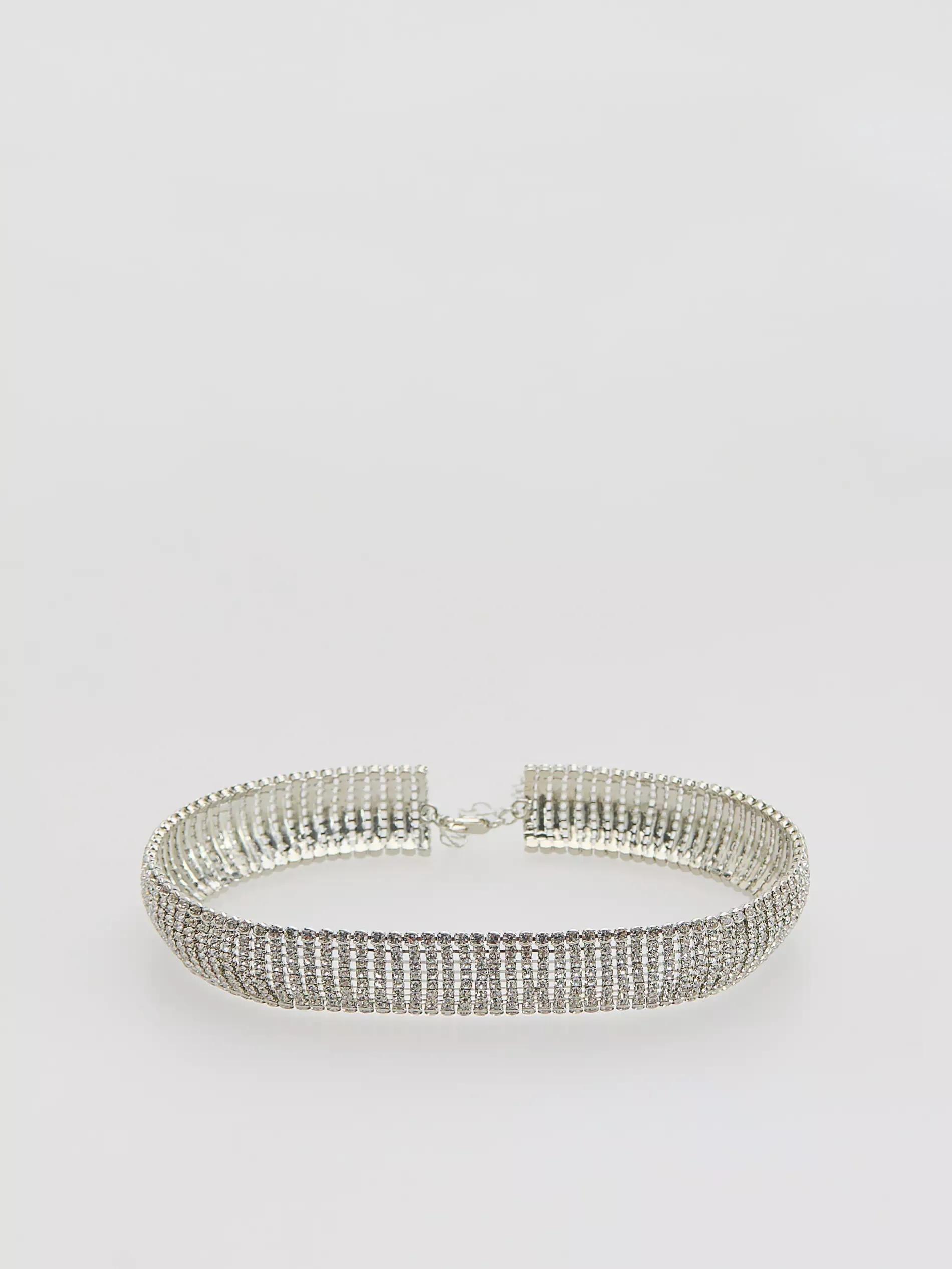 Silver Necklace, Silver, large image number 0