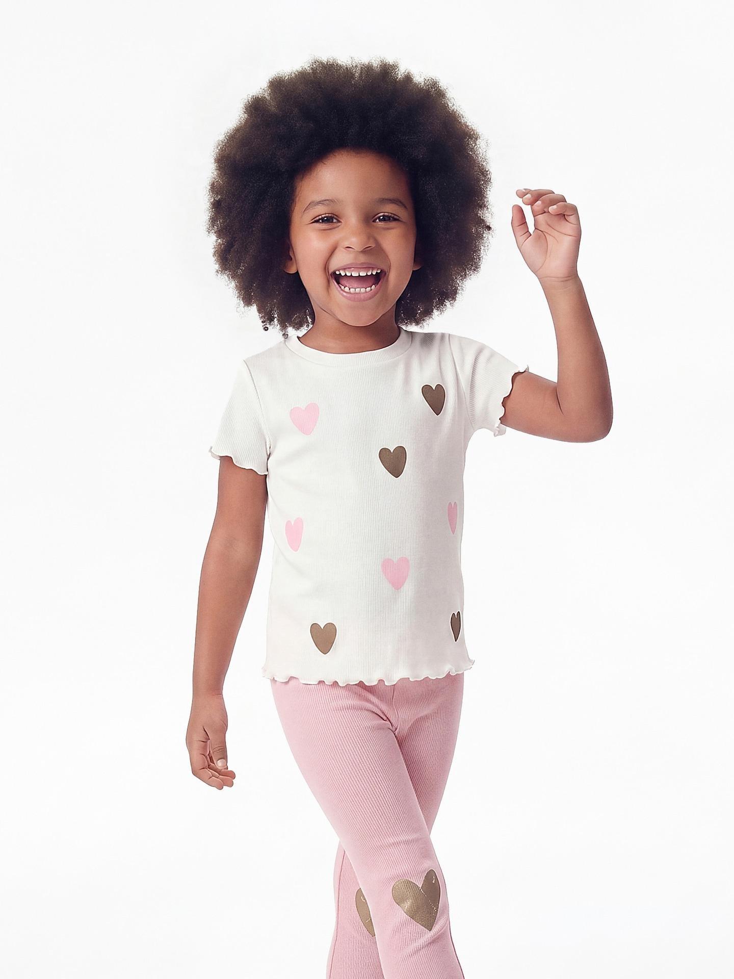 Pink Rib Knit Leggings, Pink, medium