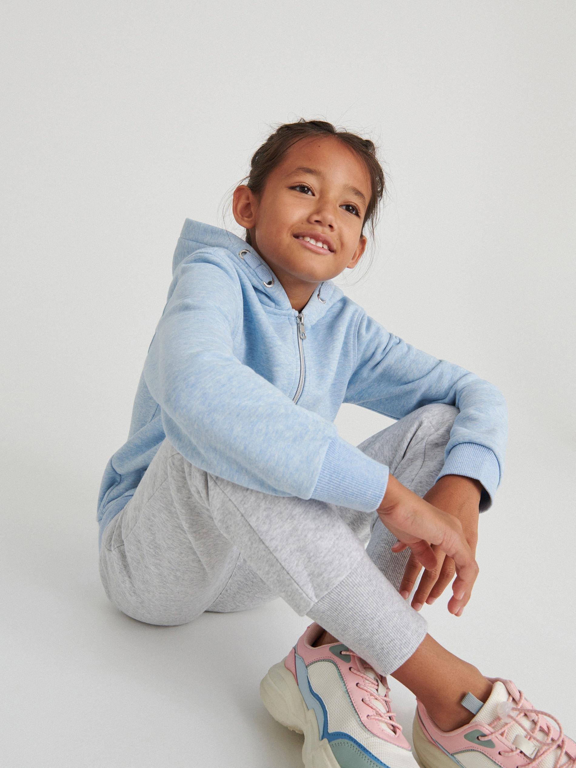 Light Grey Sweatpants, Kids Girl, , large image number 2