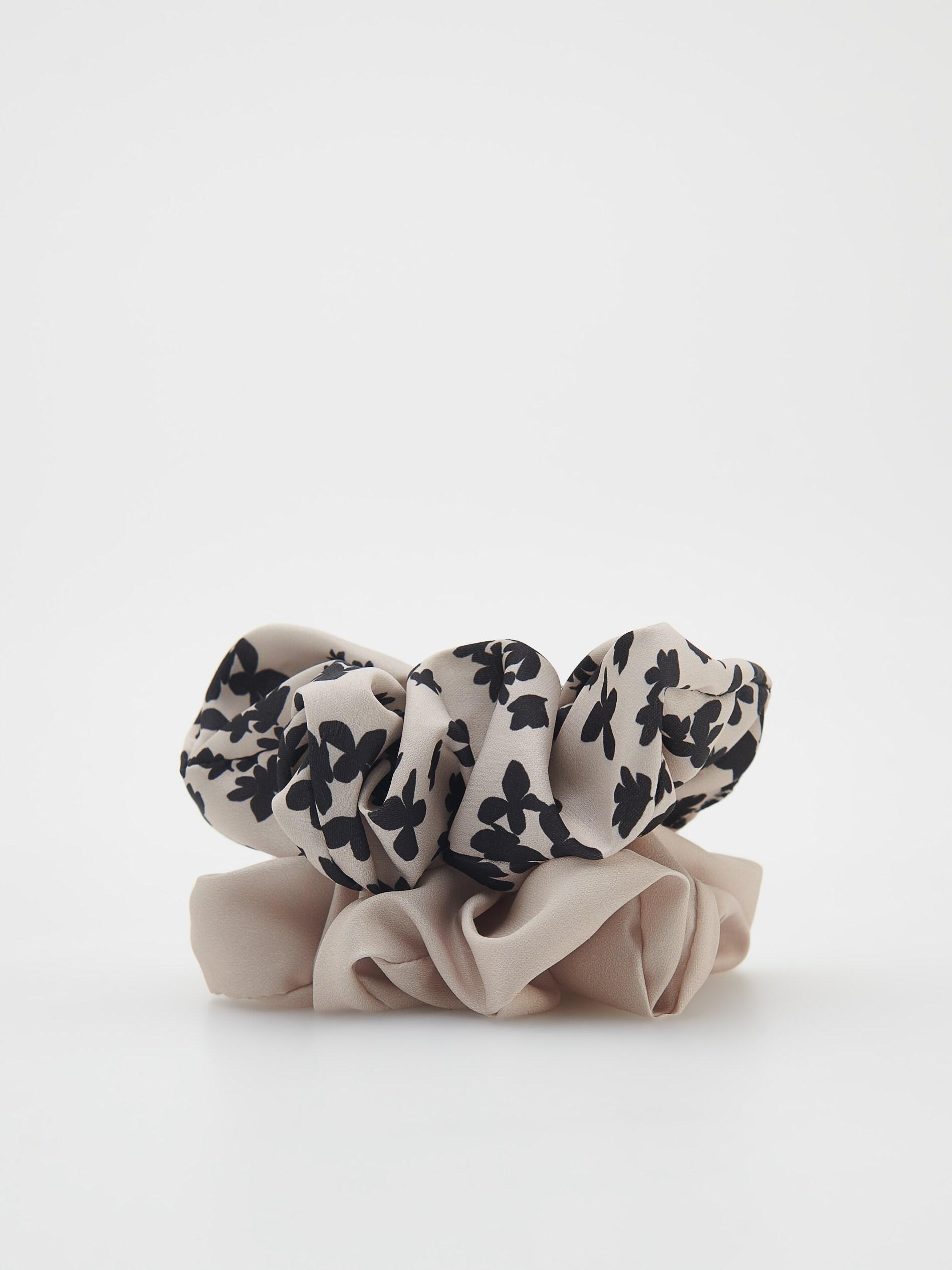Reserved - Cream Scrunchies, Set Of 2