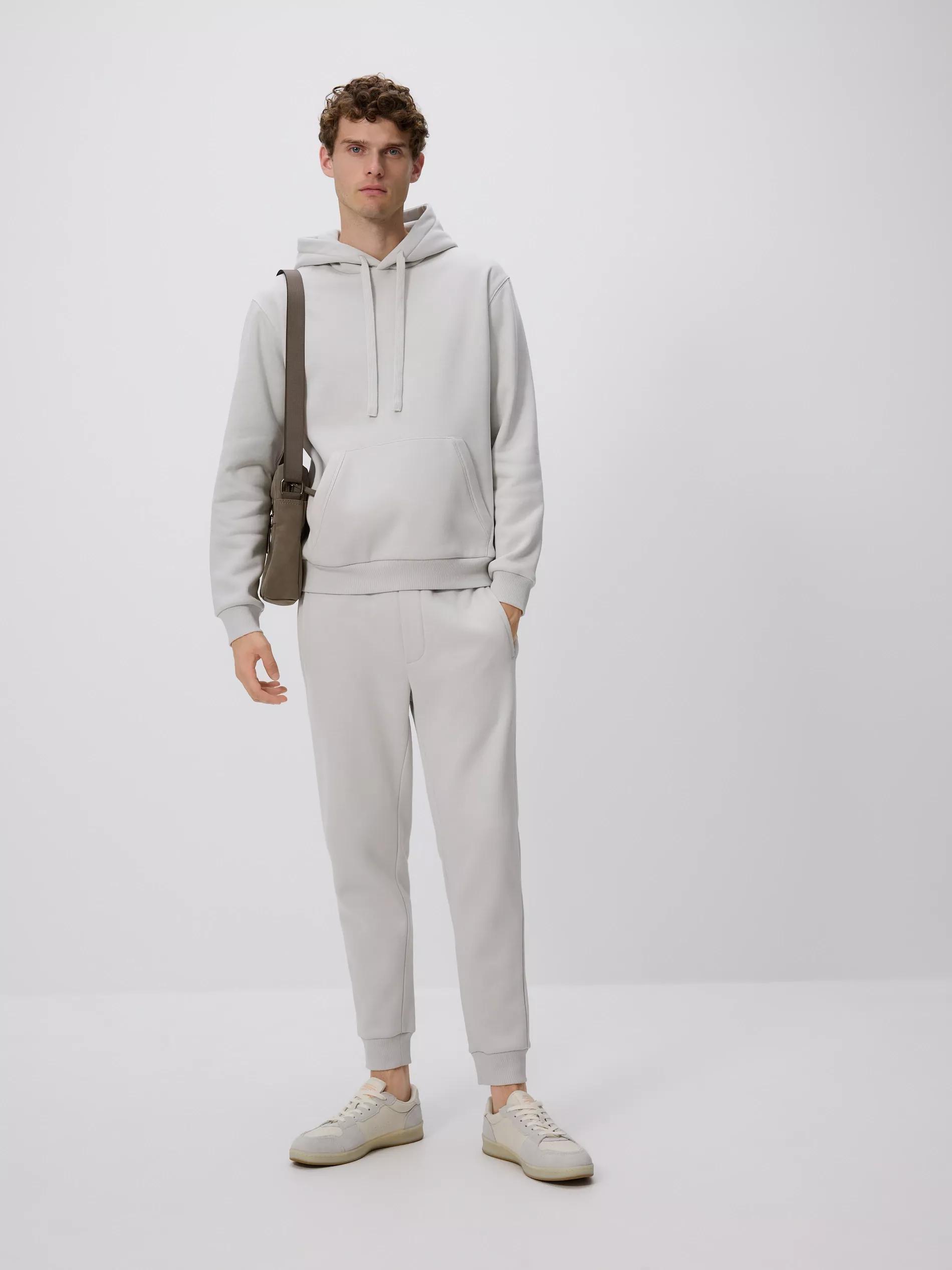 Grey Regular Fit Hoodie, , large image number 3
