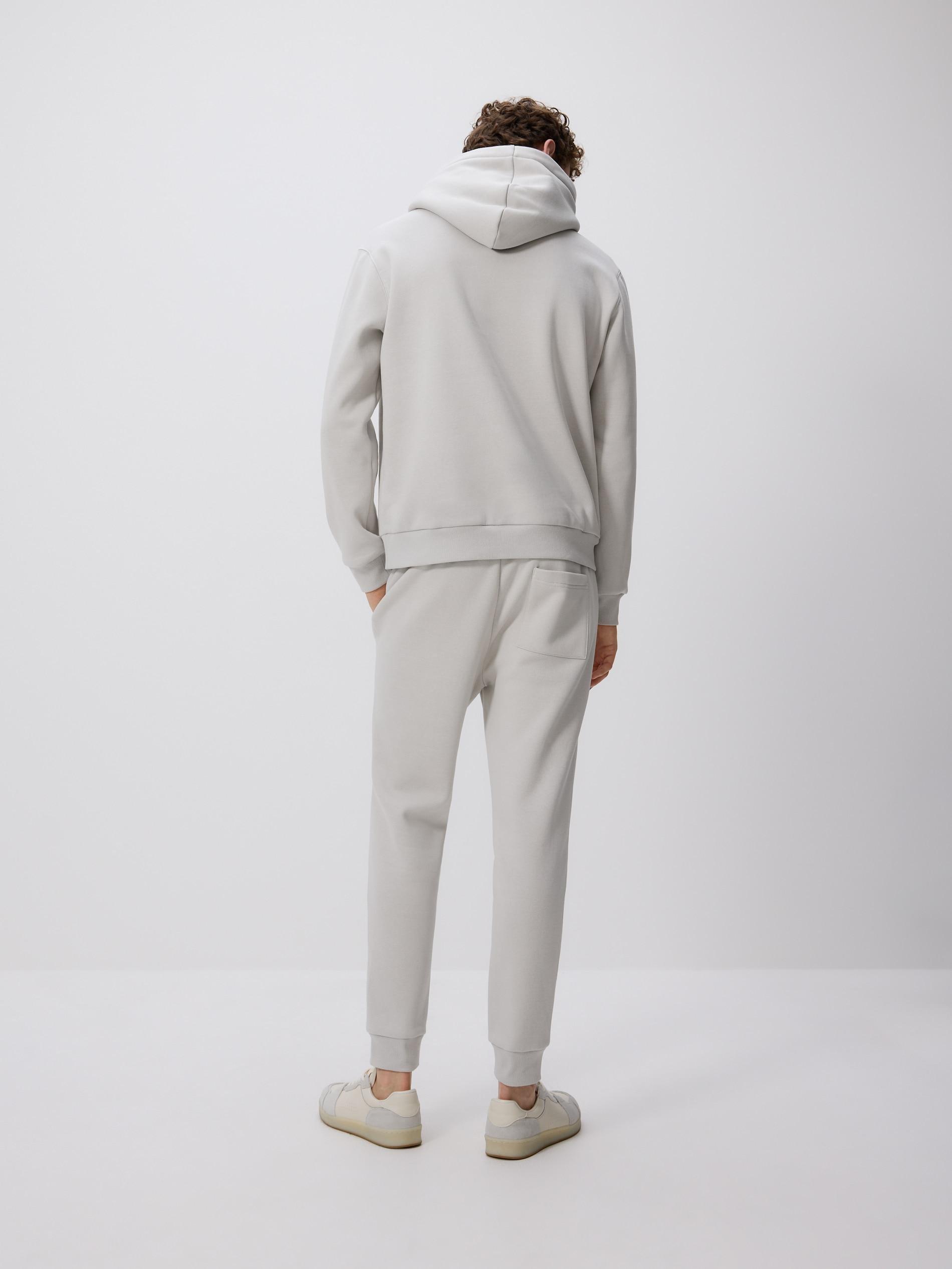Grey Regular Fit Hoodie, , large image number 4