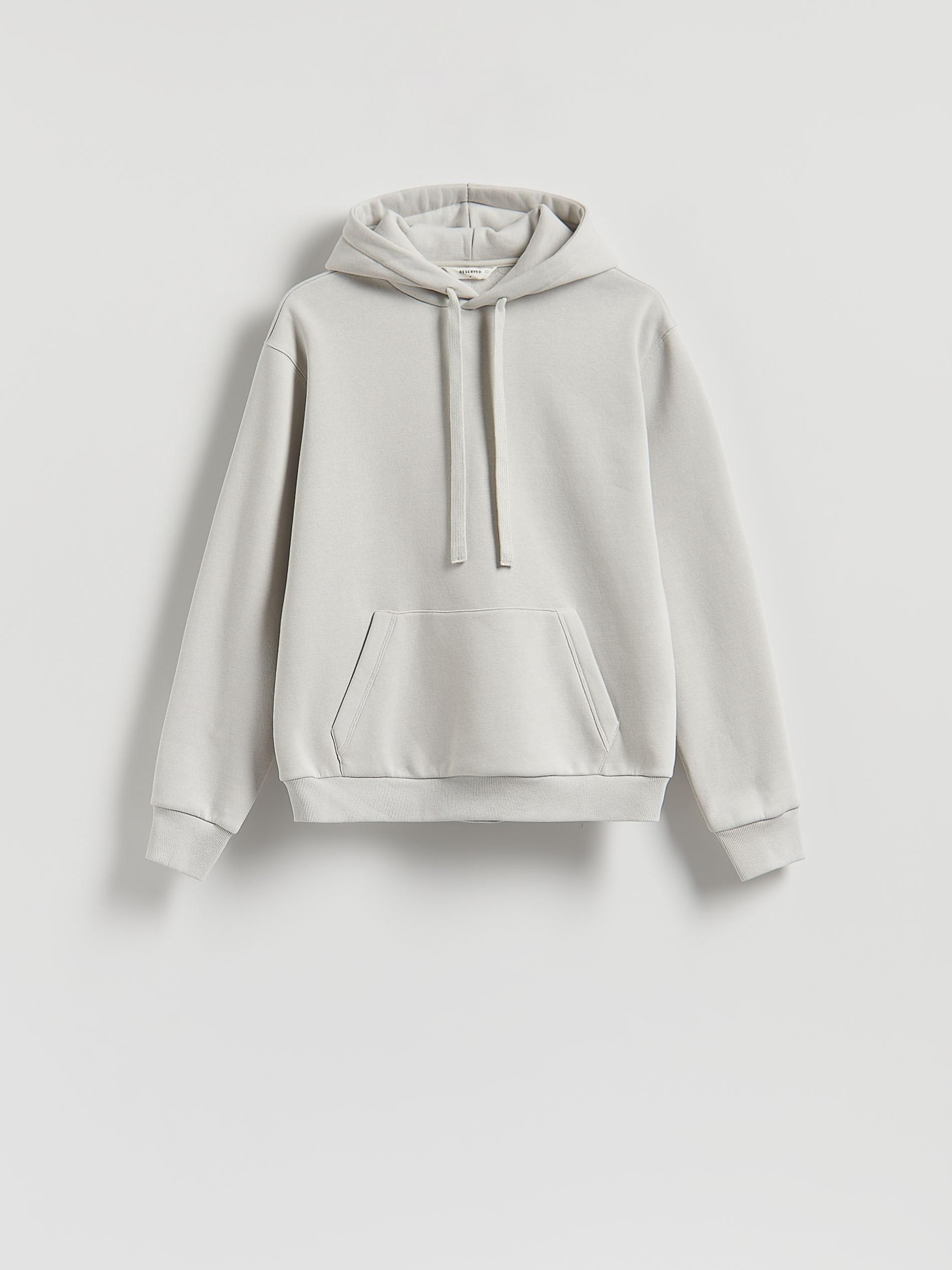 Grey Regular Fit Hoodie, , large image number 5