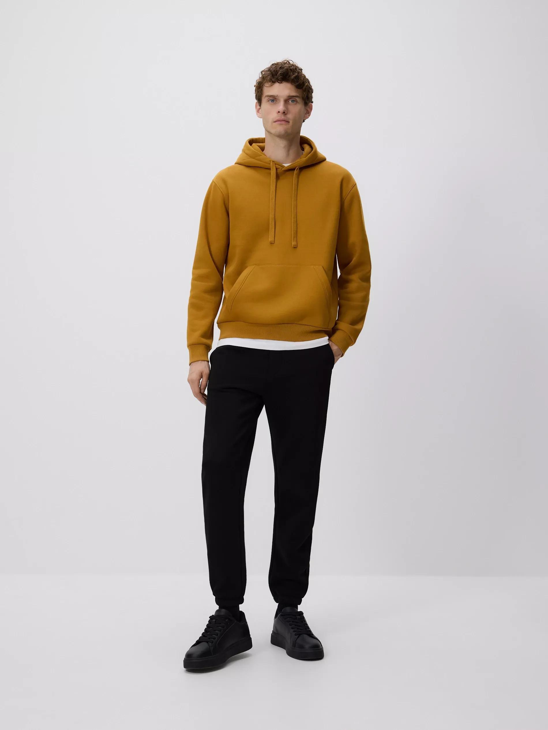 Yellow Regular Fit Hoodie, , large image number 0