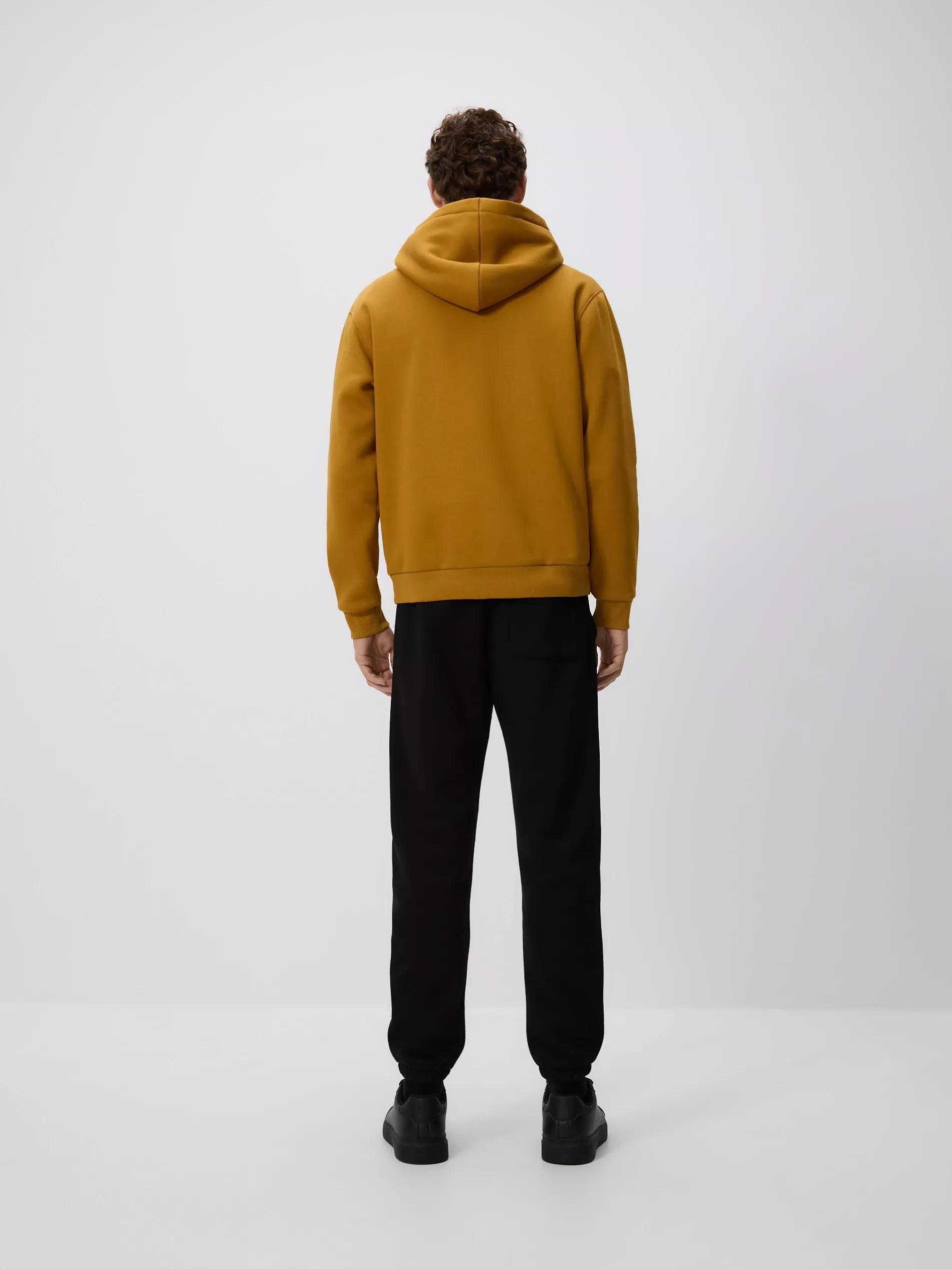 Yellow Regular Fit Hoodie, , large image number 4
