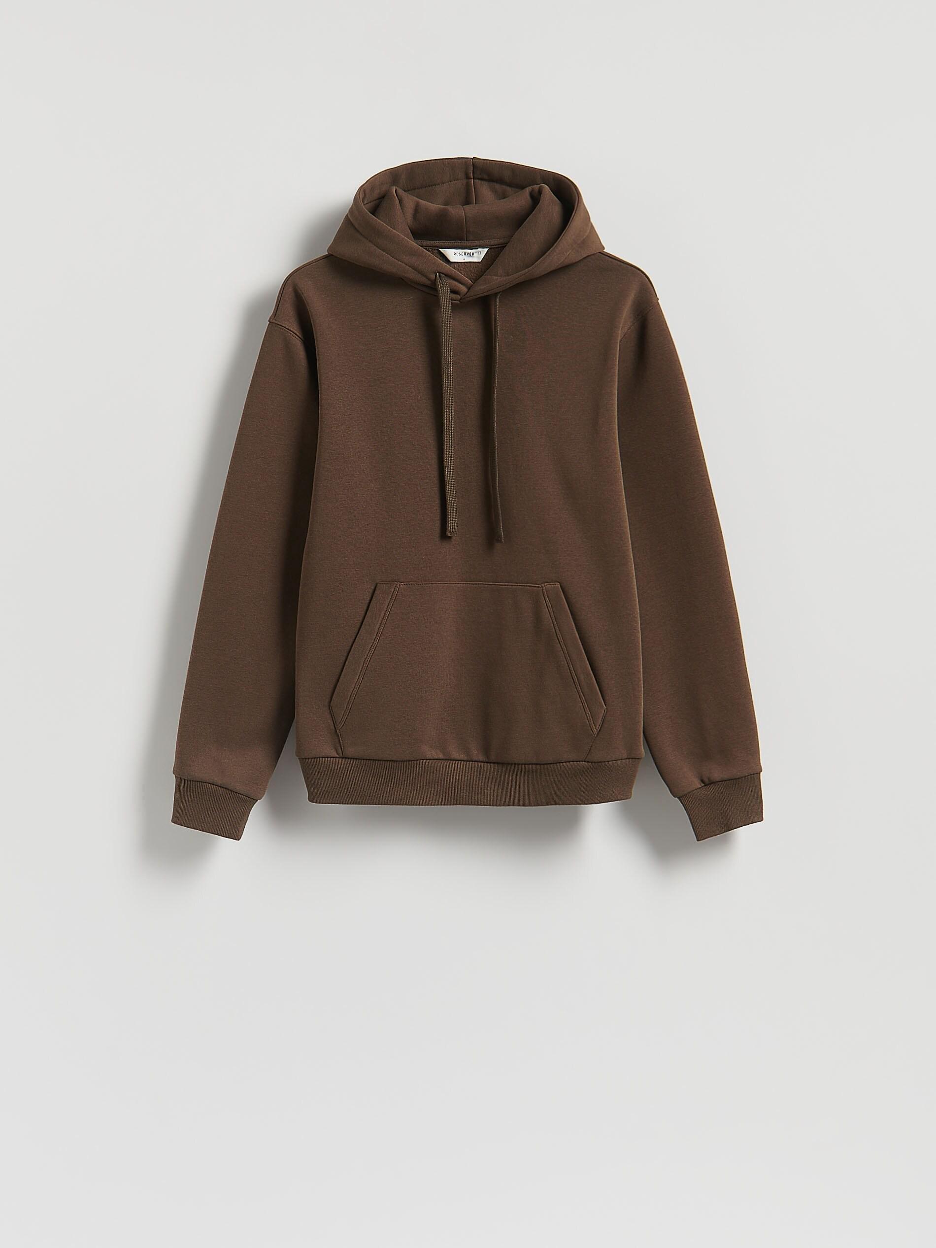Brown Regular Fit Hoodie, Brown, large image number 5