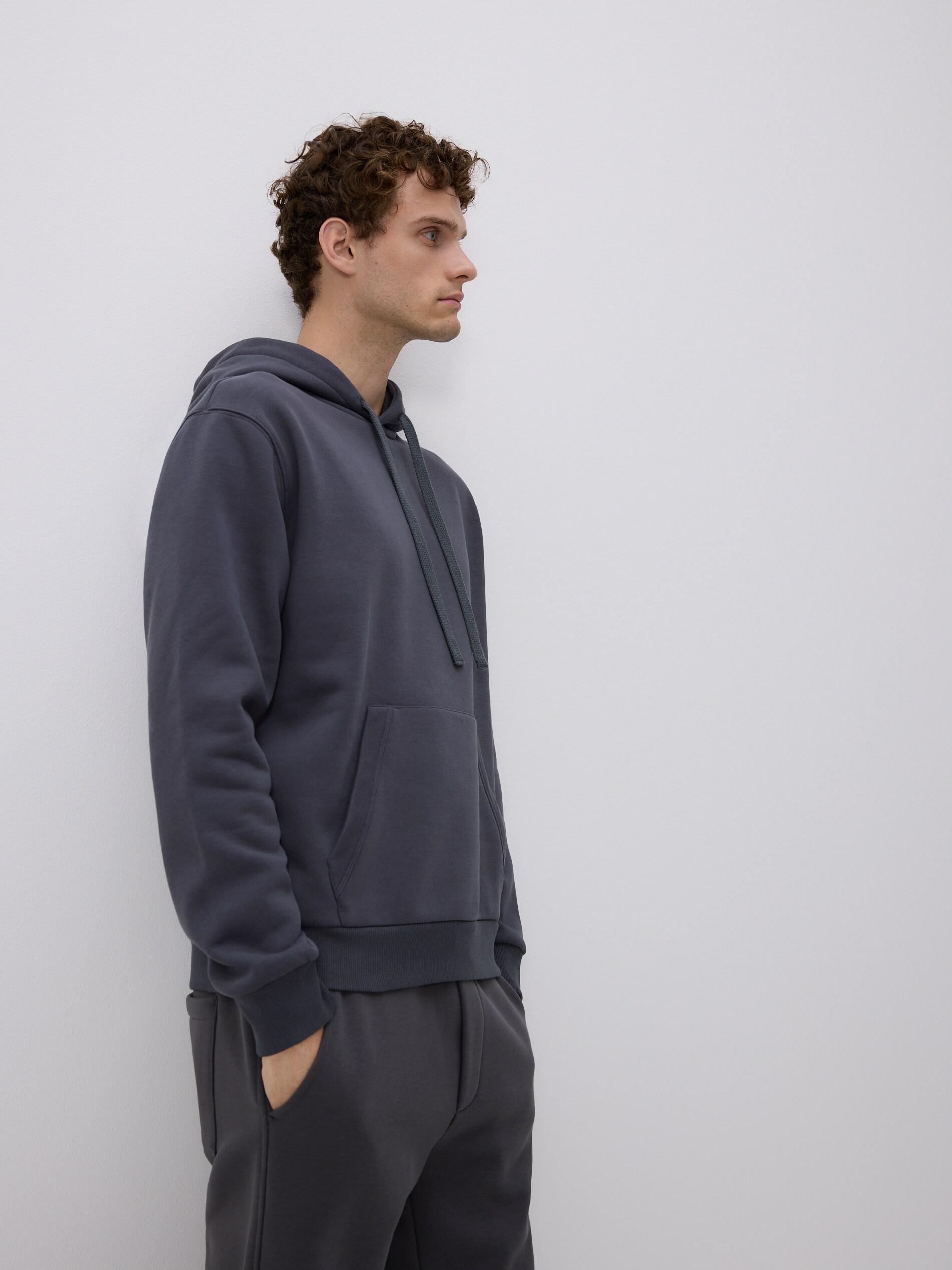 Grey Regular Fit Hoodie, Grey, large image number 0