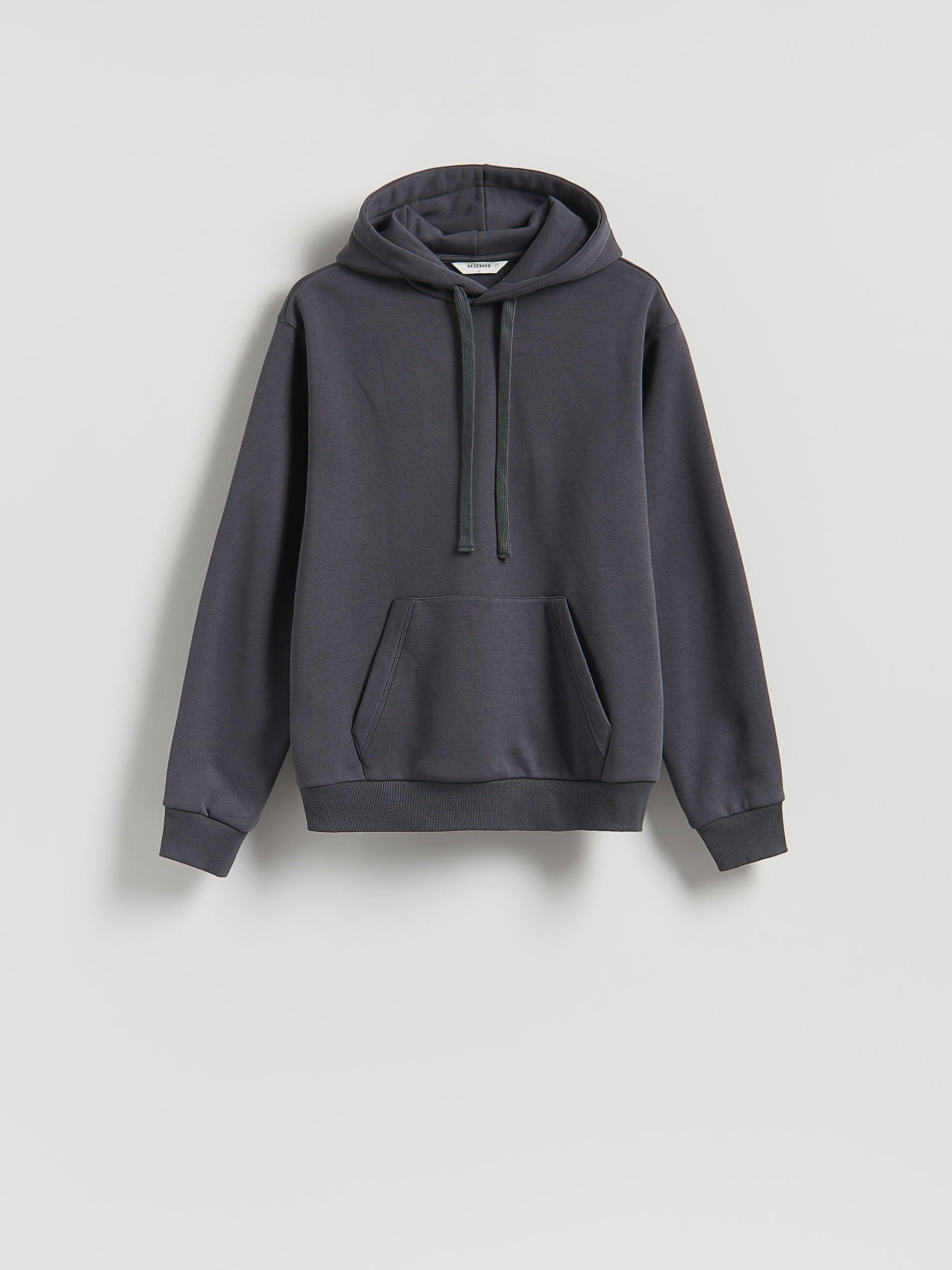 Grey Regular Fit Hoodie, Grey, large image number 4