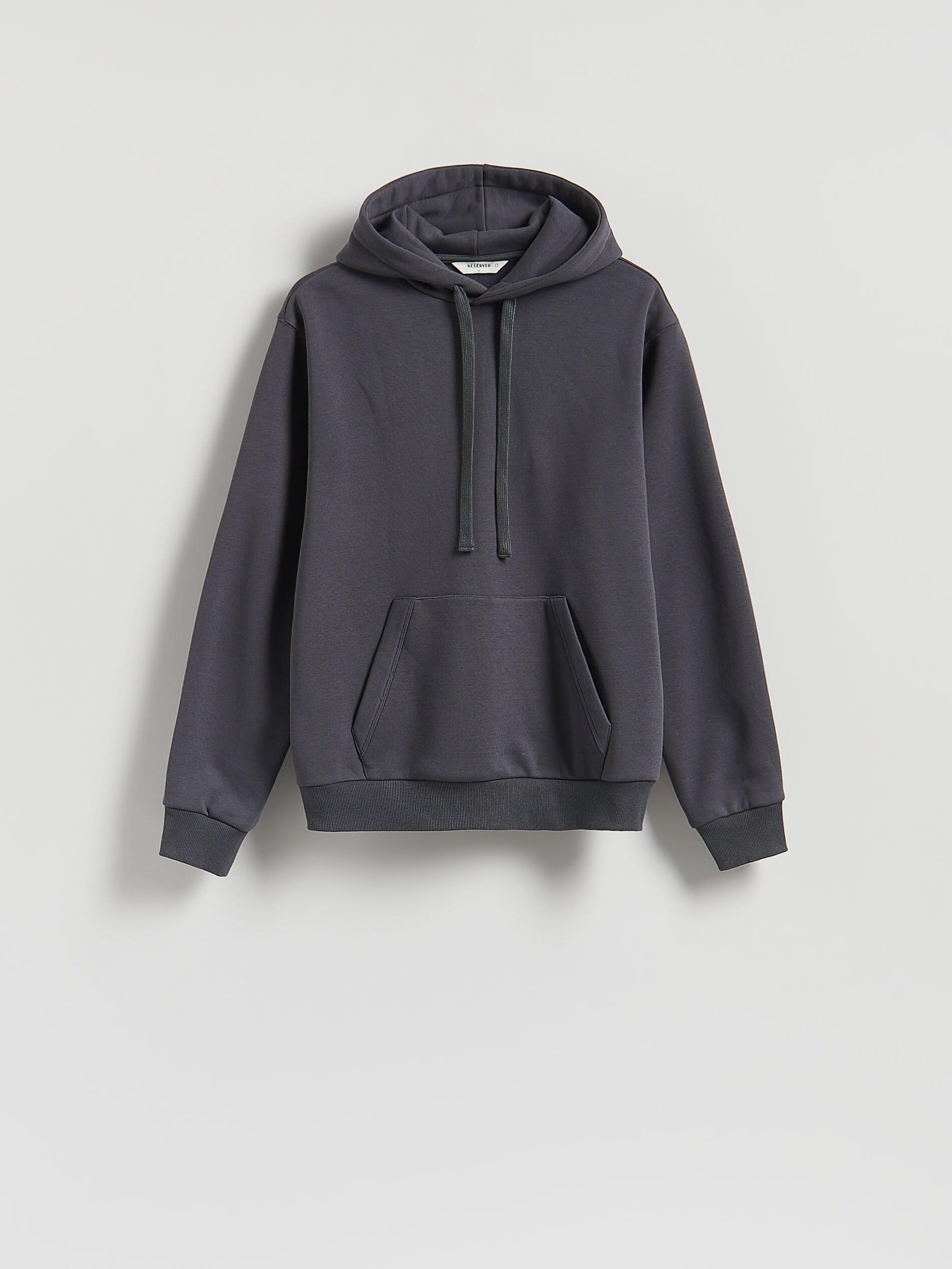 Grey Regular Fit Hoodie, Grey, large image number 5