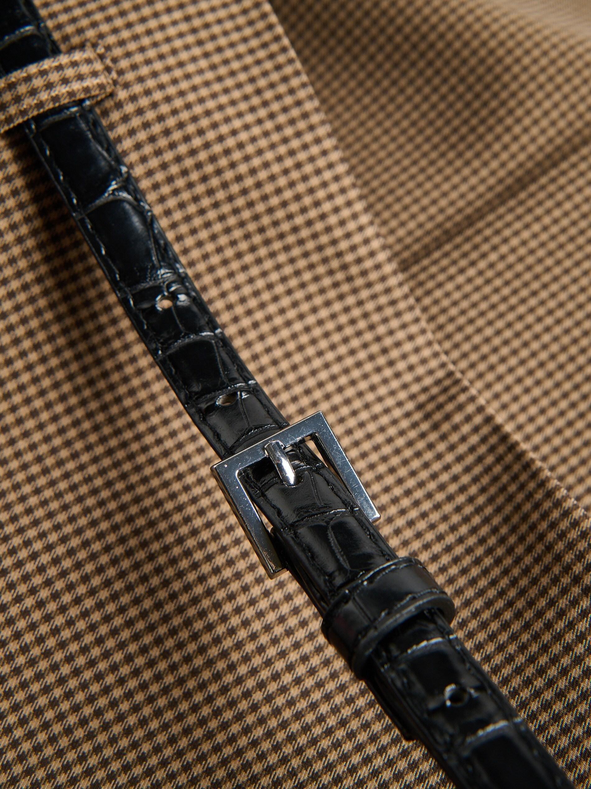 MULTICOLOR Midi skirt with belt, Multicolor, large image number 5