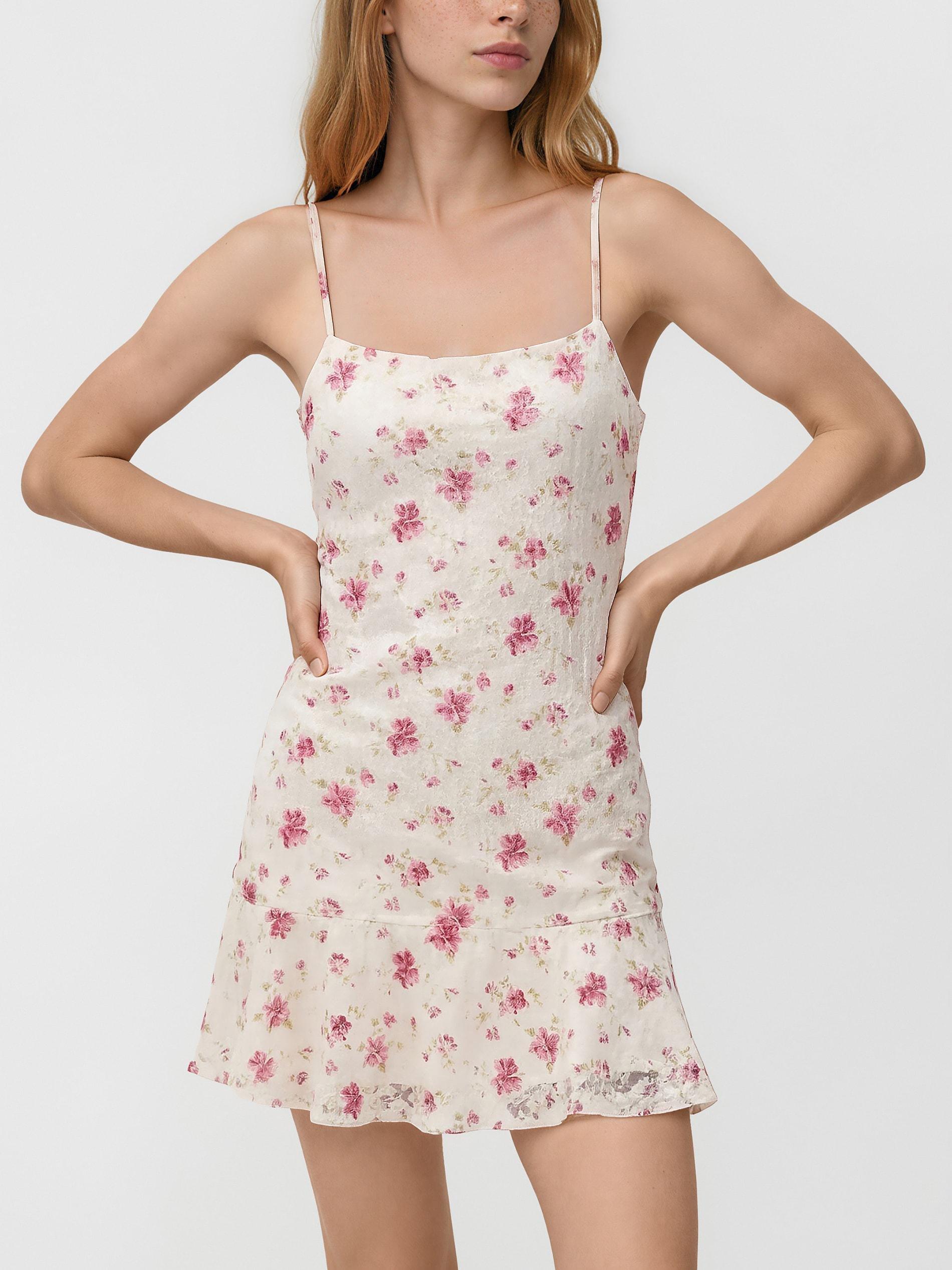 Multicolour Lace Mini Dress, Multicolor, large image number 0