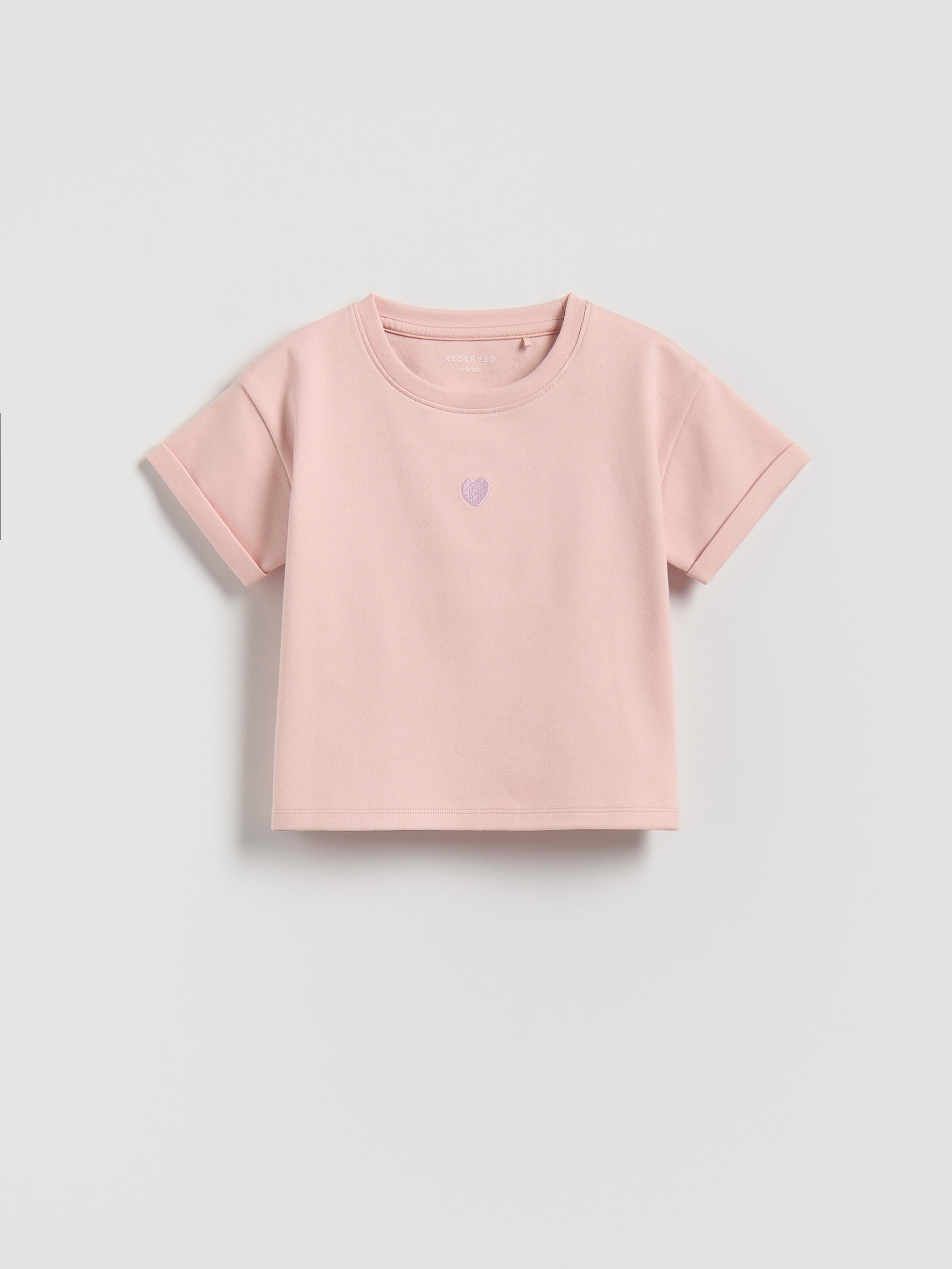 Pink T-Shirt, Kids Unisex, Pink, large image number 0