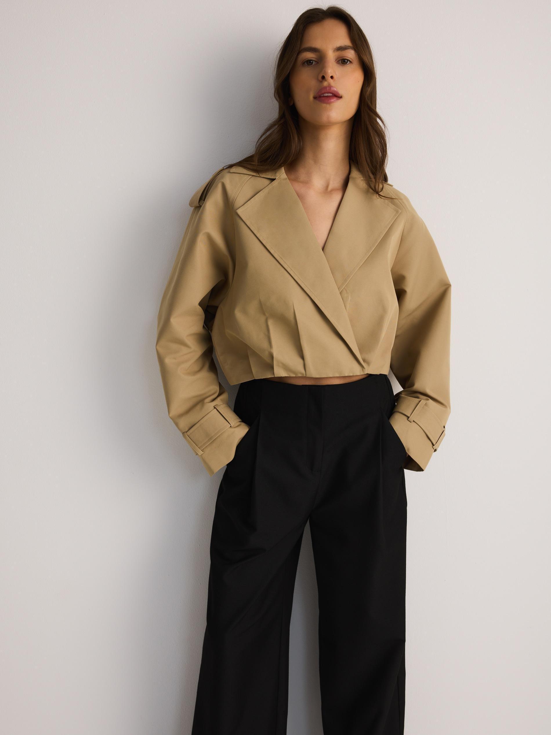 Black Pleated Trousers, , large image number 3