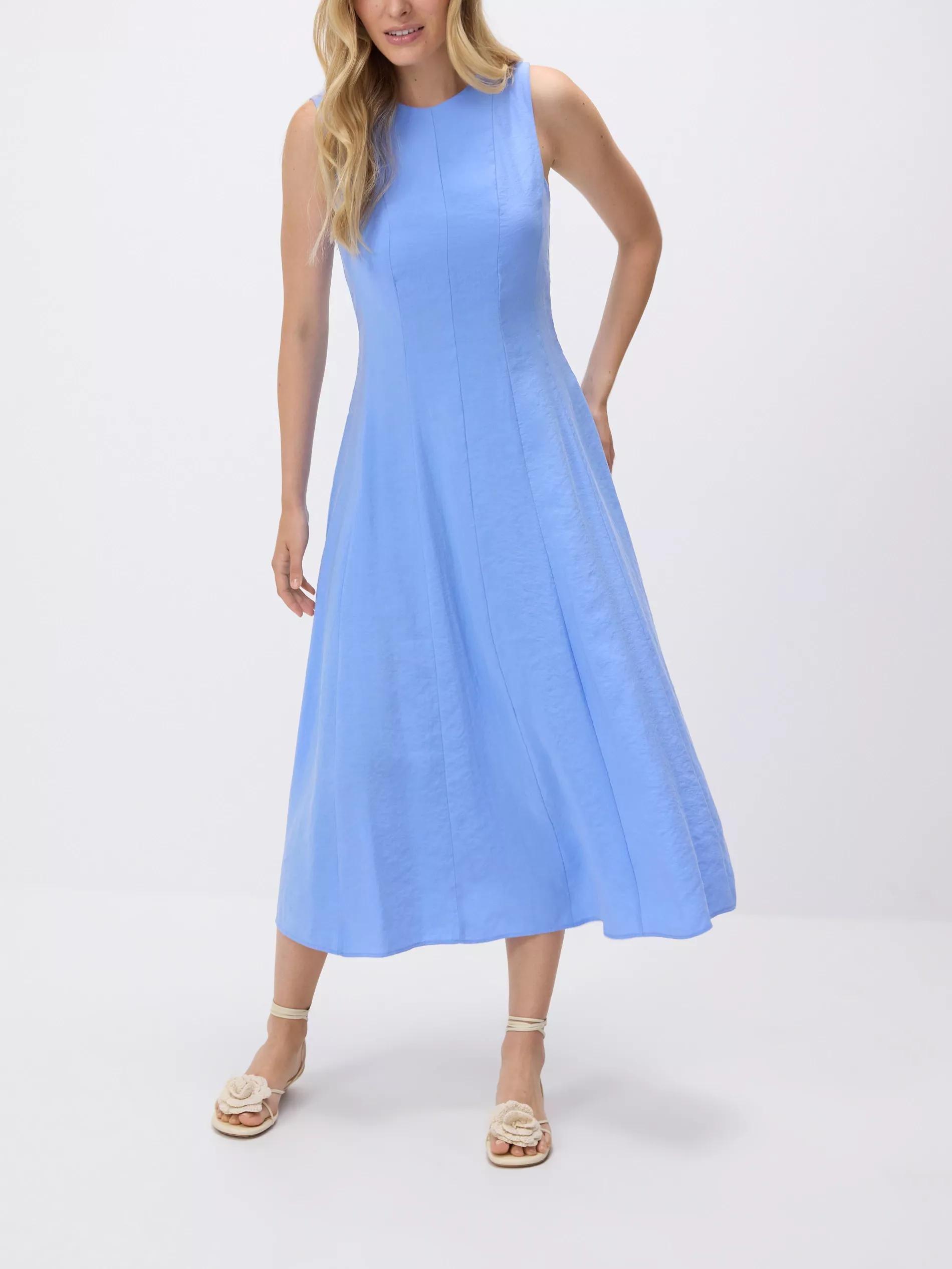 Blue Modal Rich Midi Dress, , large image number 2