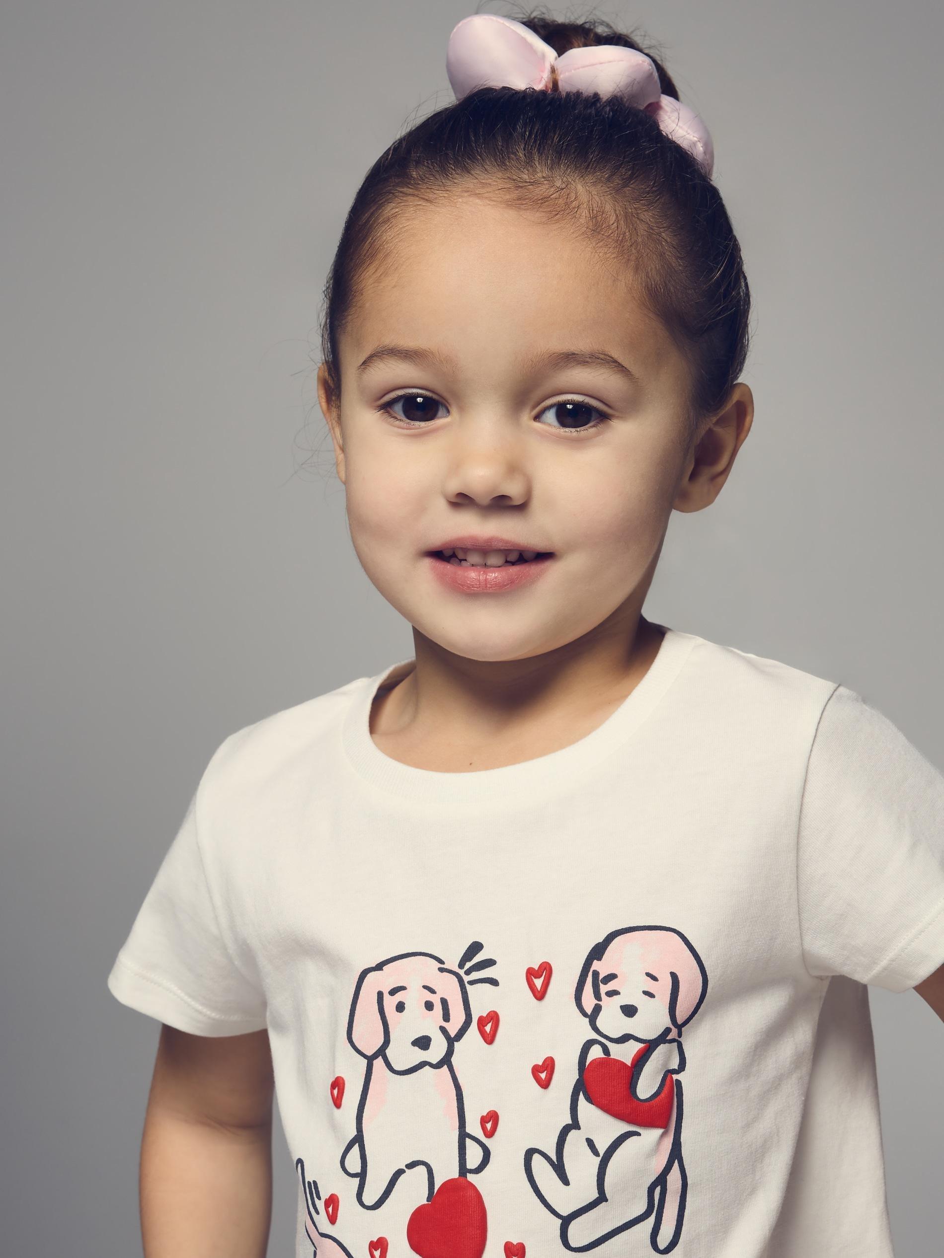 Cream Cotton T-Shirt With Print, Ivory, large image number 0