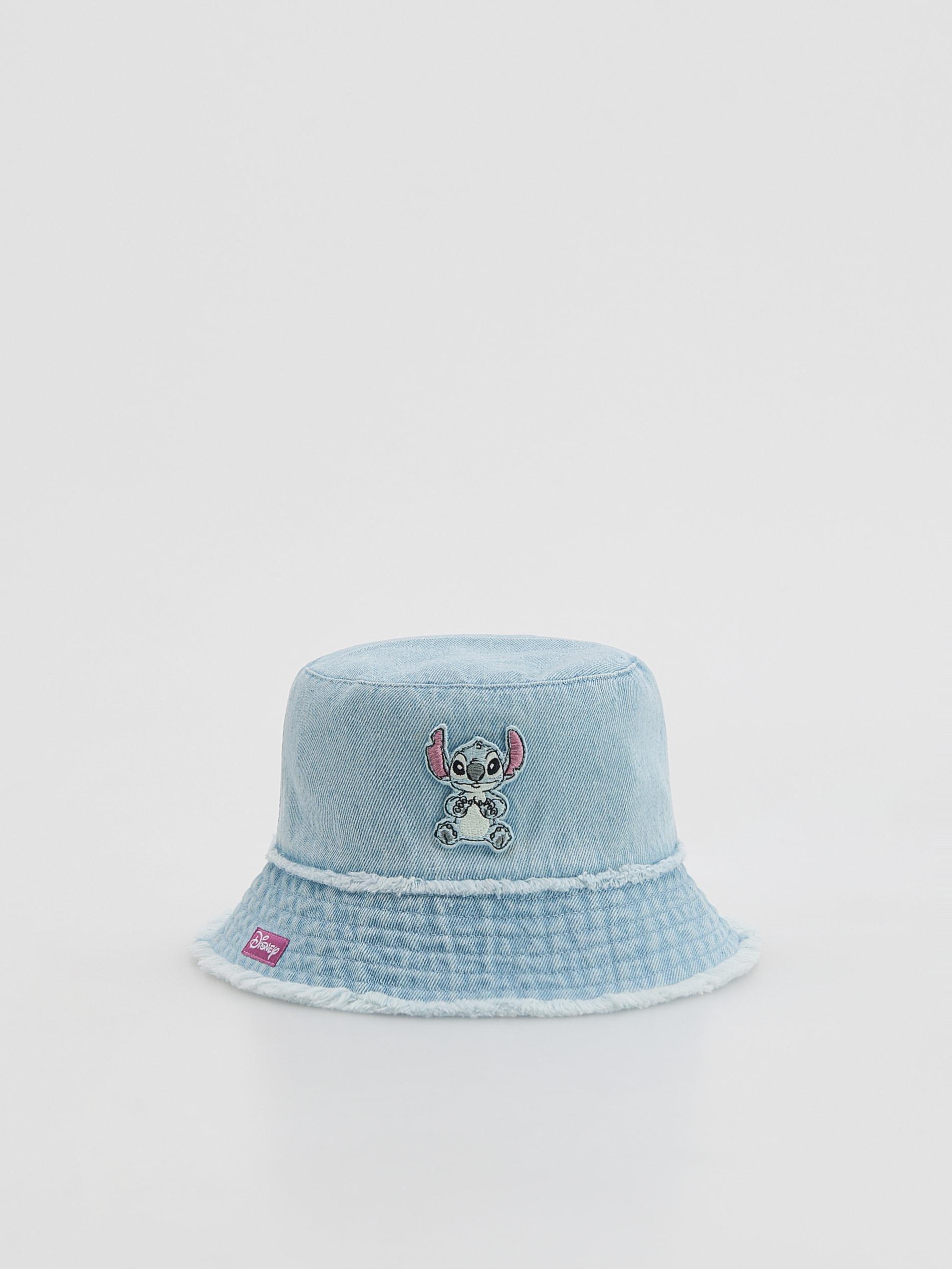GIRLS` HAT PALE BLUE, Blue, medium