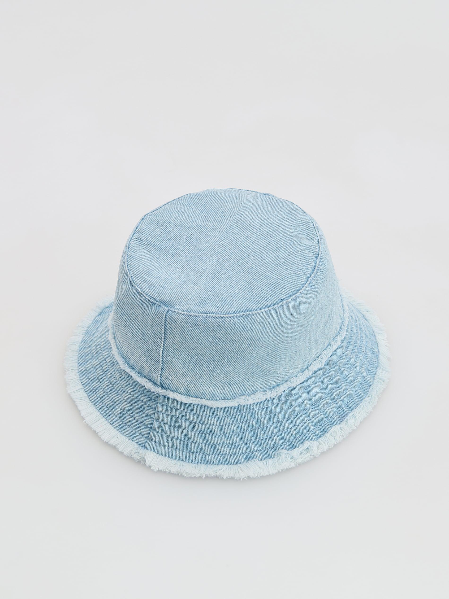 GIRLS` HAT PALE BLUE, Blue, large image number 1