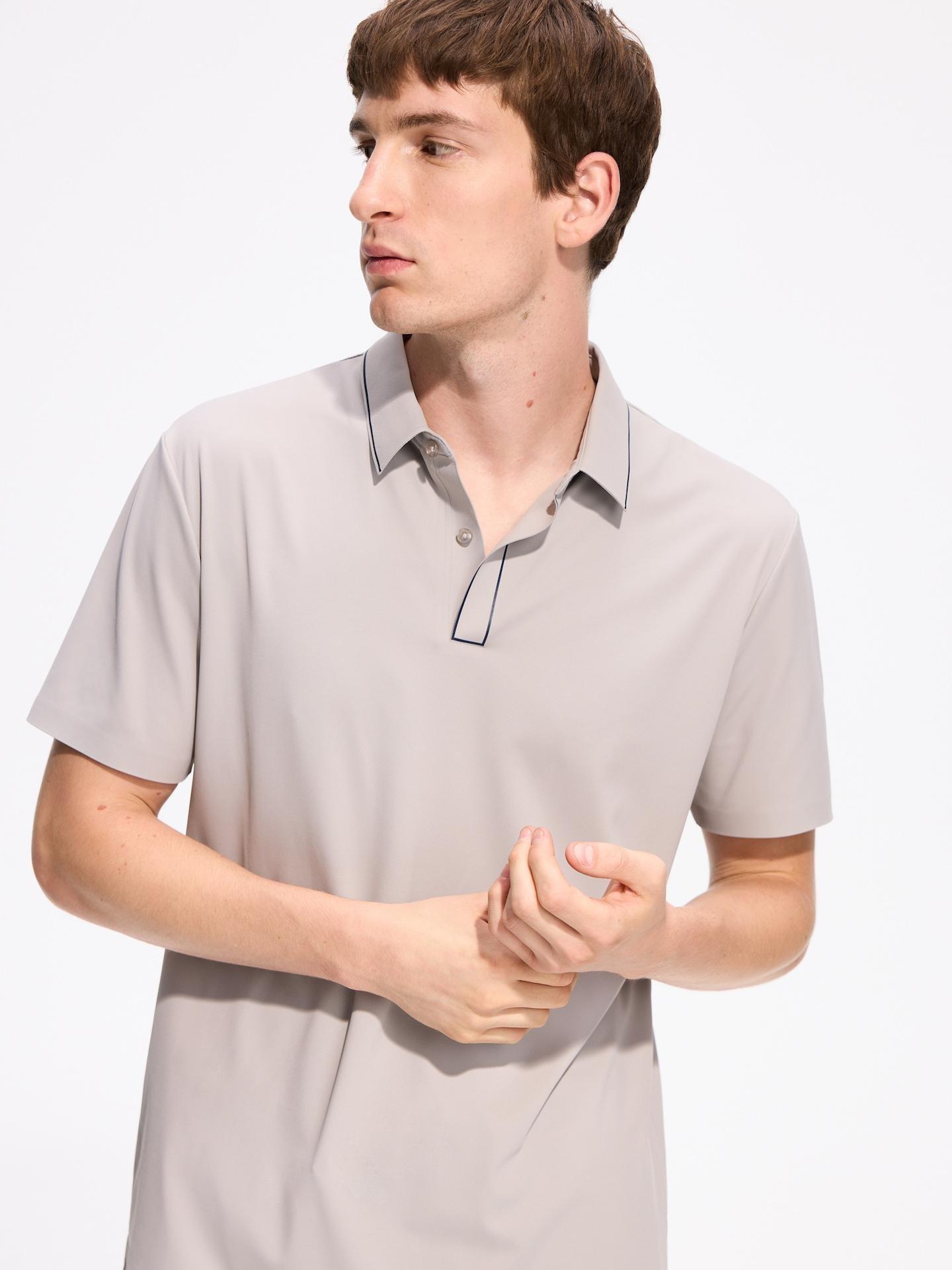 Grey Regular Fit Polo Shirt, Light grey, medium