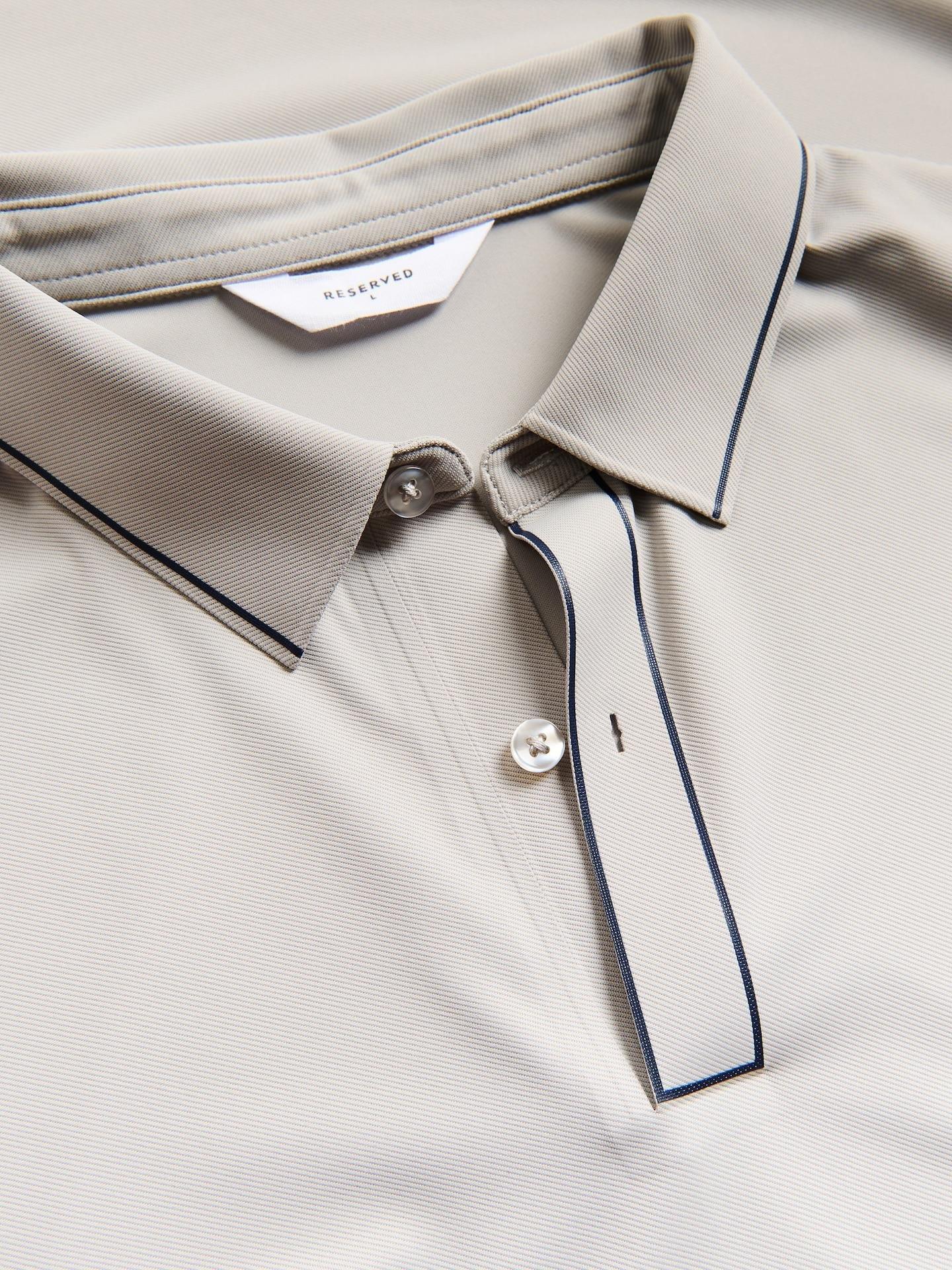 Grey Regular Fit Polo Shirt, Light grey, large image number 4
