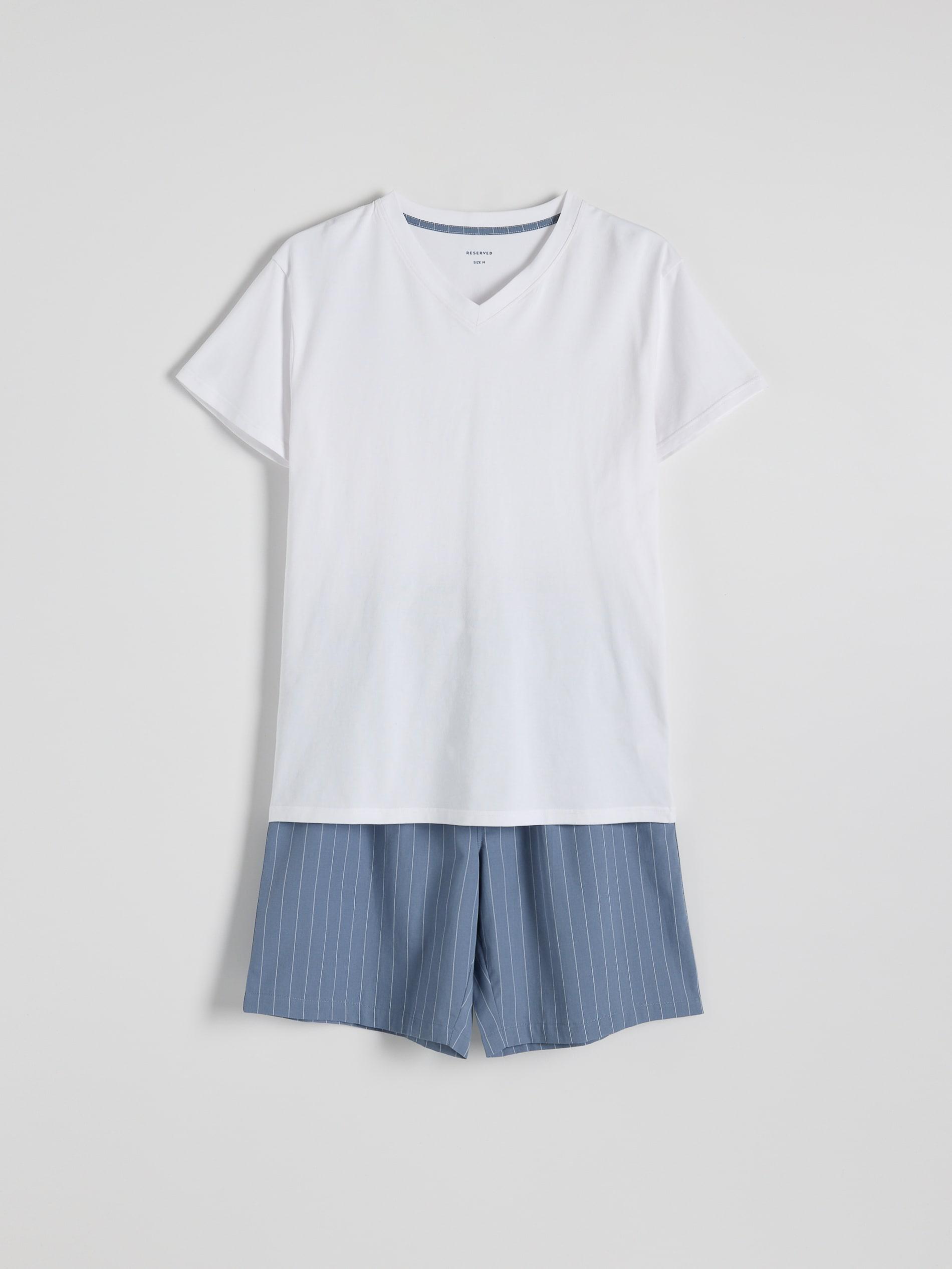 White Two-Piece Pajamas, , large image number 0