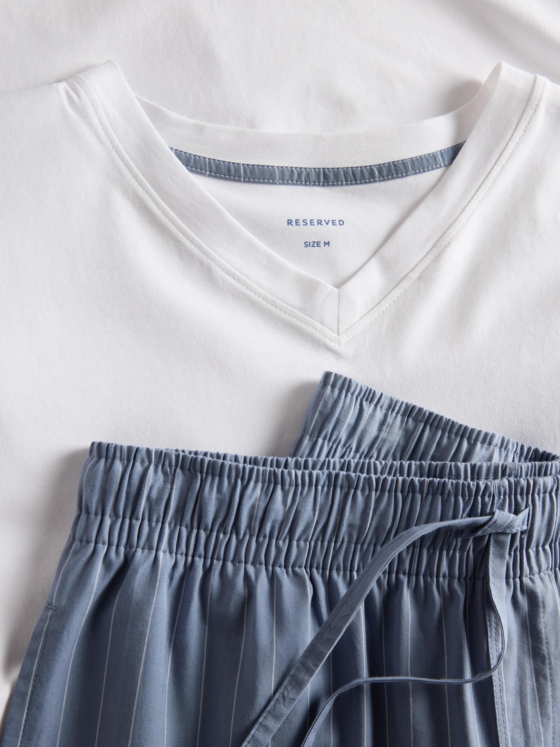White Two-Piece Pajamas, , large image number 1