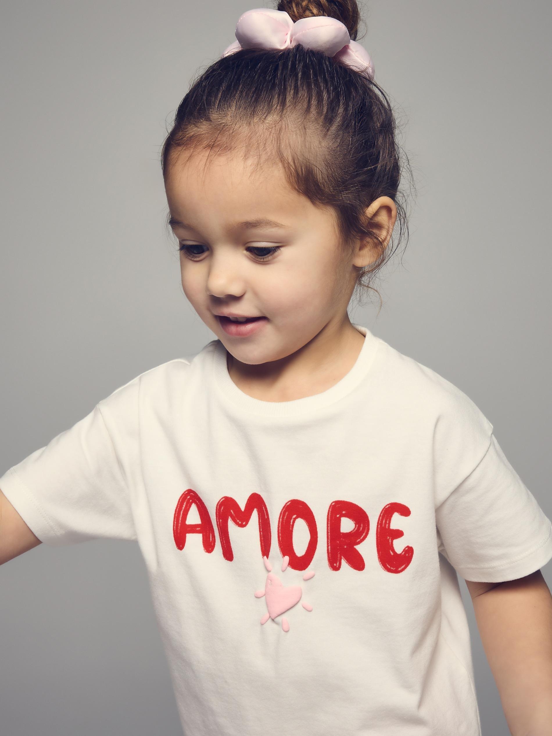 Cream T-Shirt With Print, Ivory, medium