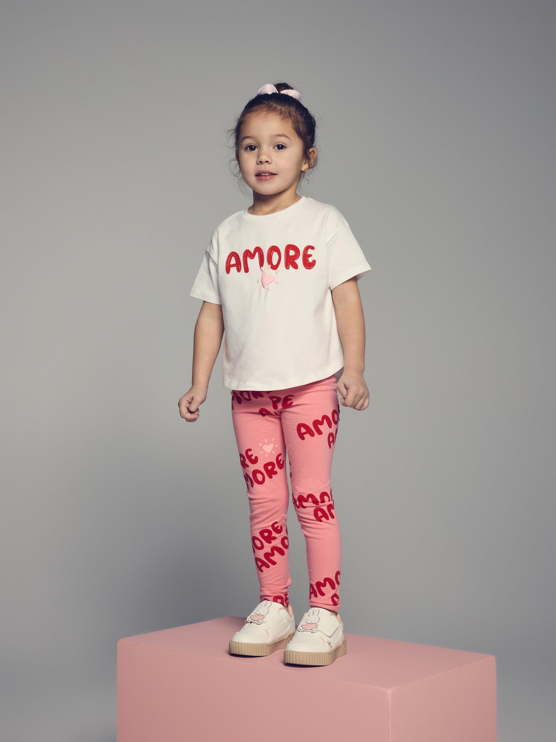 Cream T-Shirt With Print, Ivory, medium