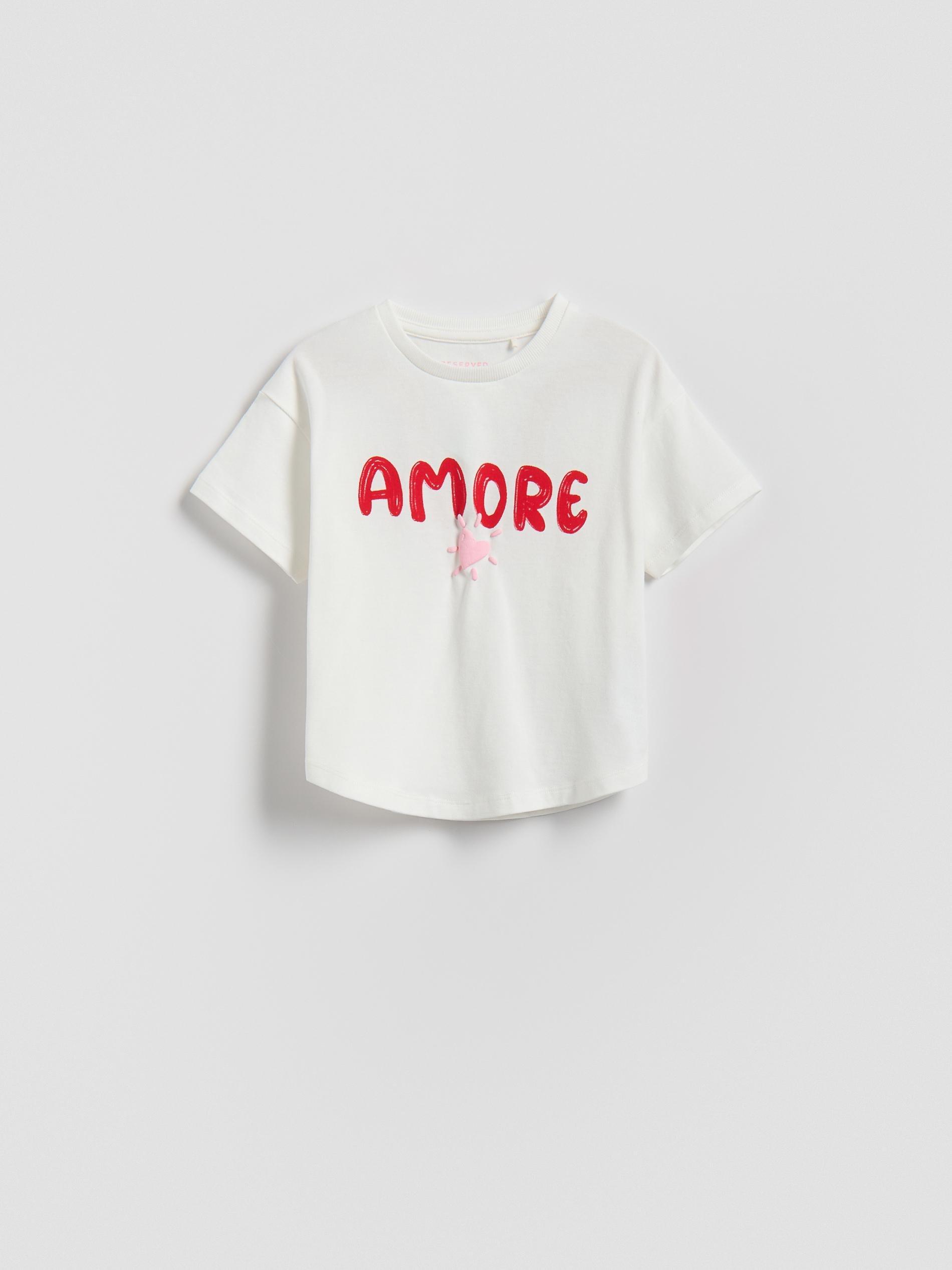 Cream T-Shirt With Print, Ivory, large image number 2