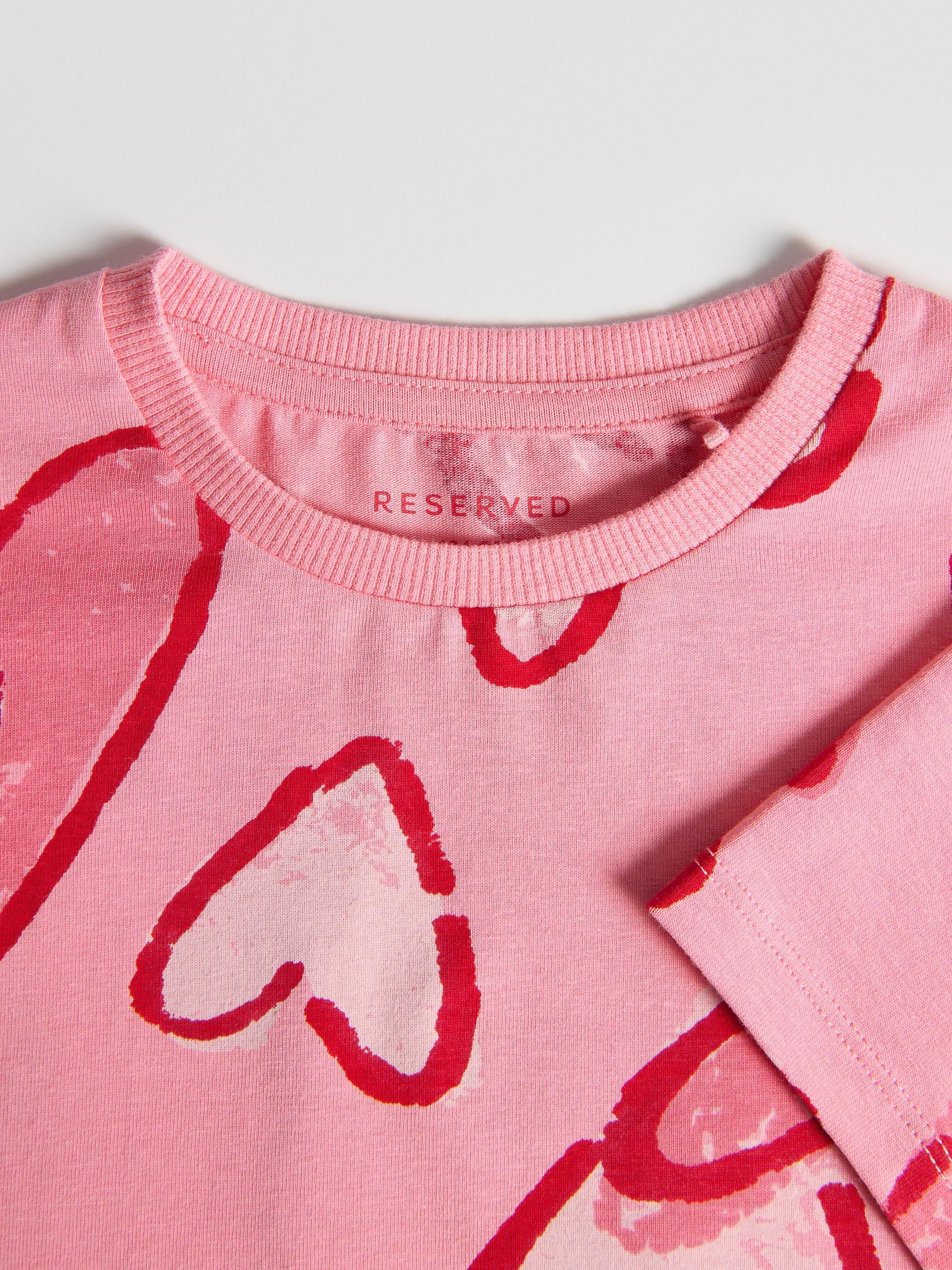 Pink Patterned T-Shirt, Pink, large image number 3