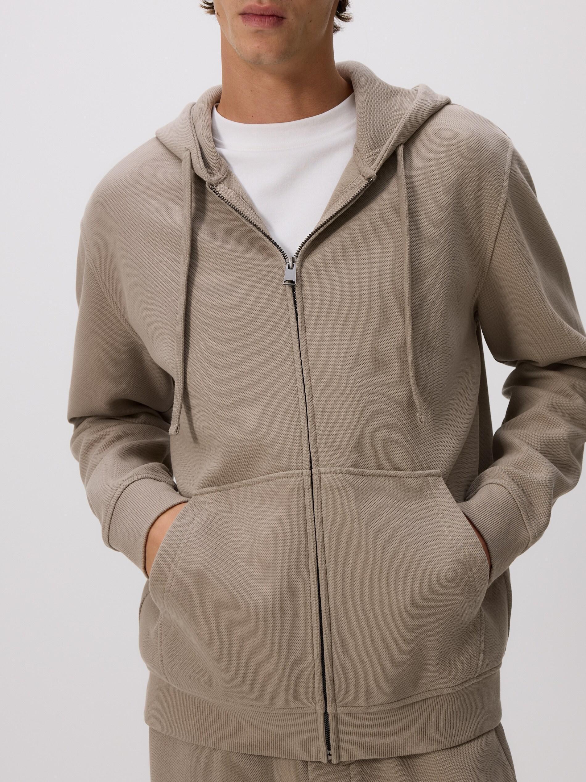 Brown Regular Fit Hoodie, Brown, large image number 0
