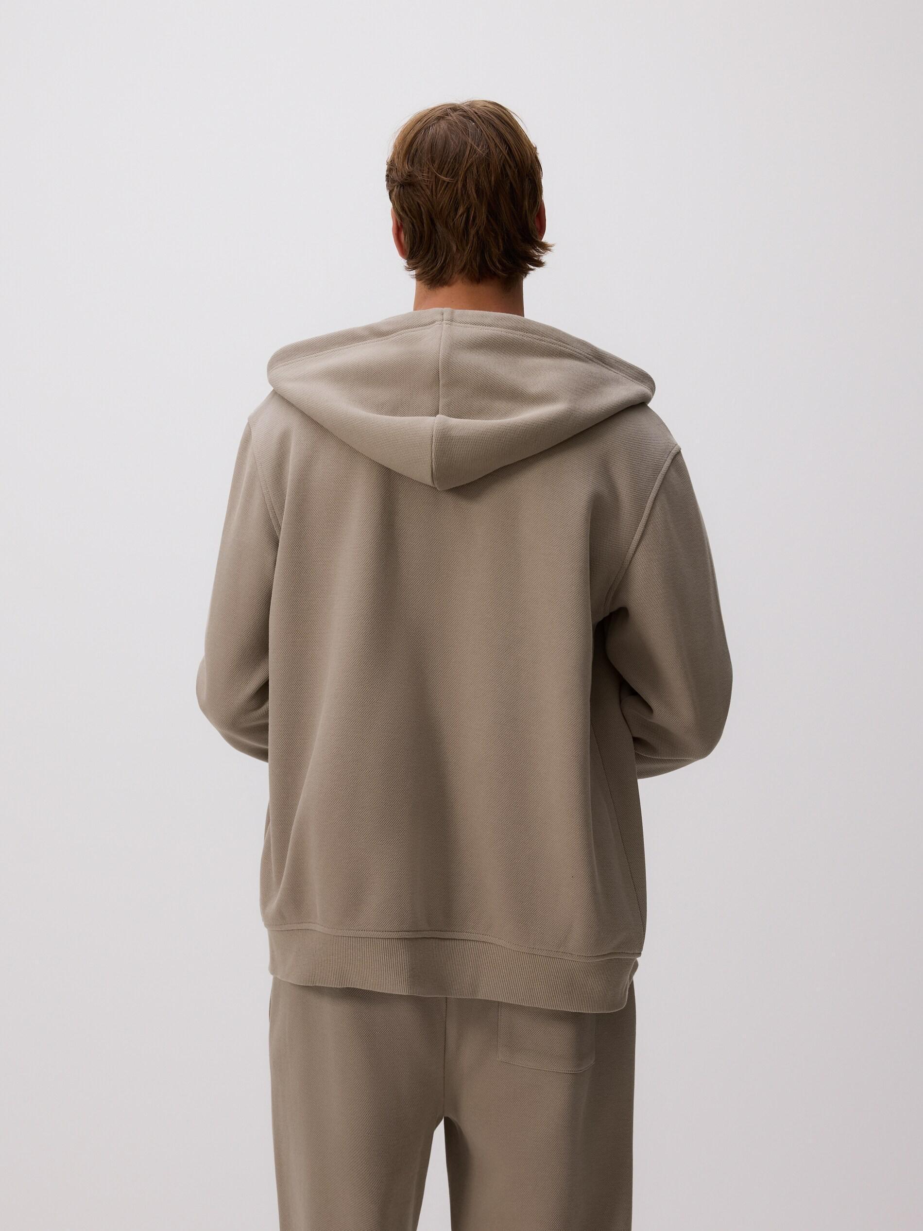 Brown Regular Fit Hoodie, Brown, large image number 3