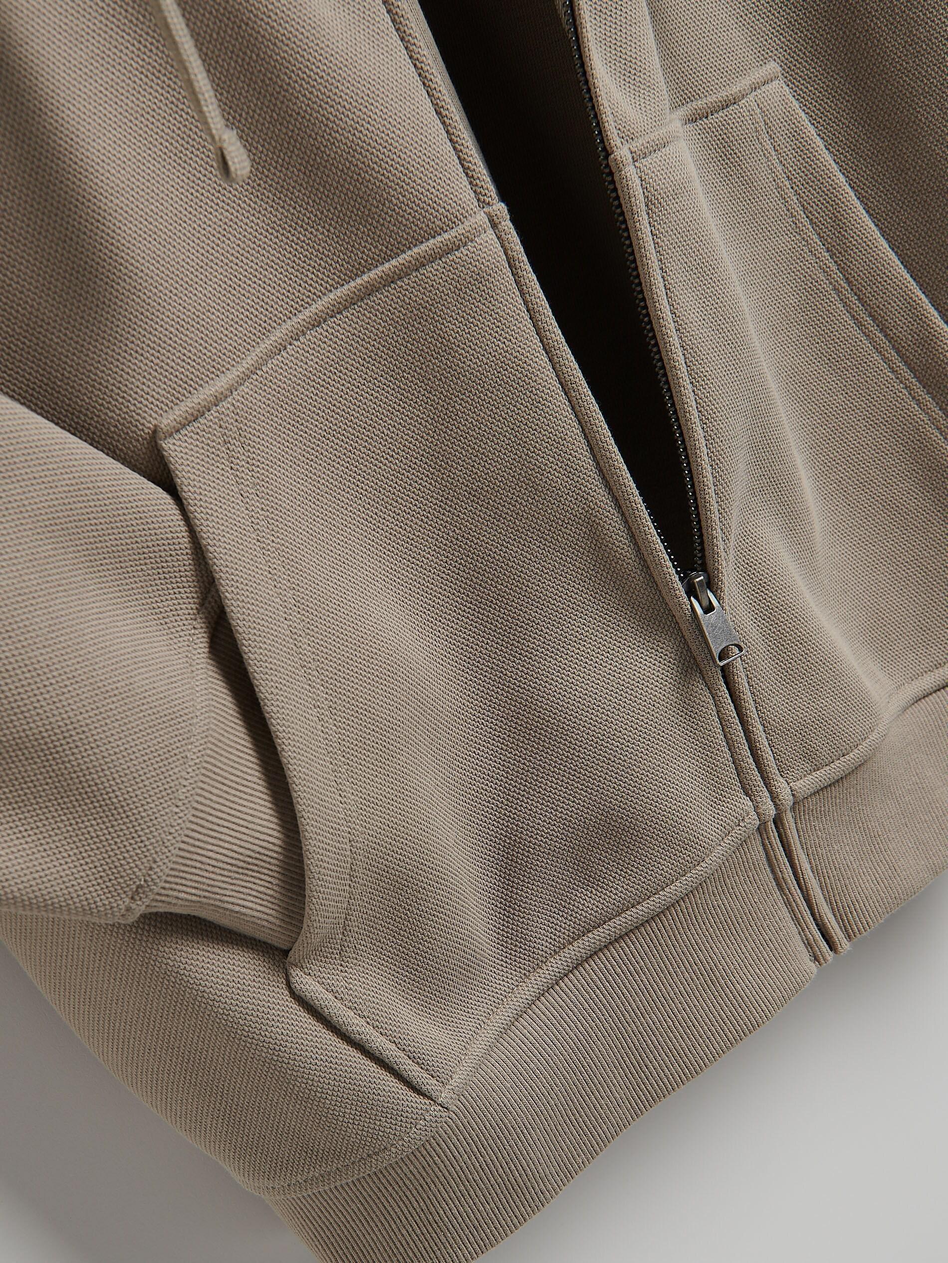 Brown Regular Fit Hoodie, Brown, large image number 5