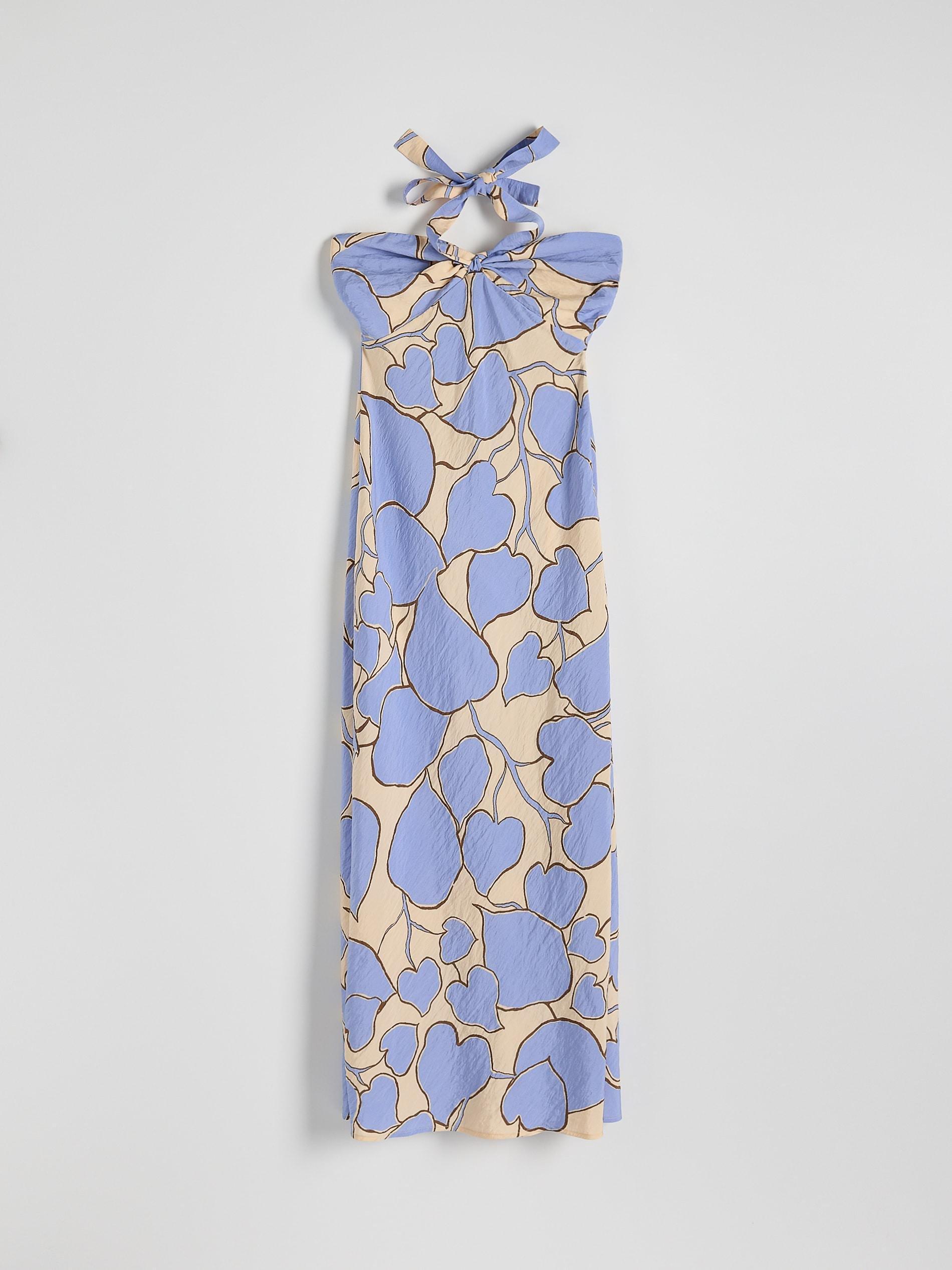 Multicolour Side Slit Midi Dress, , large image number 5