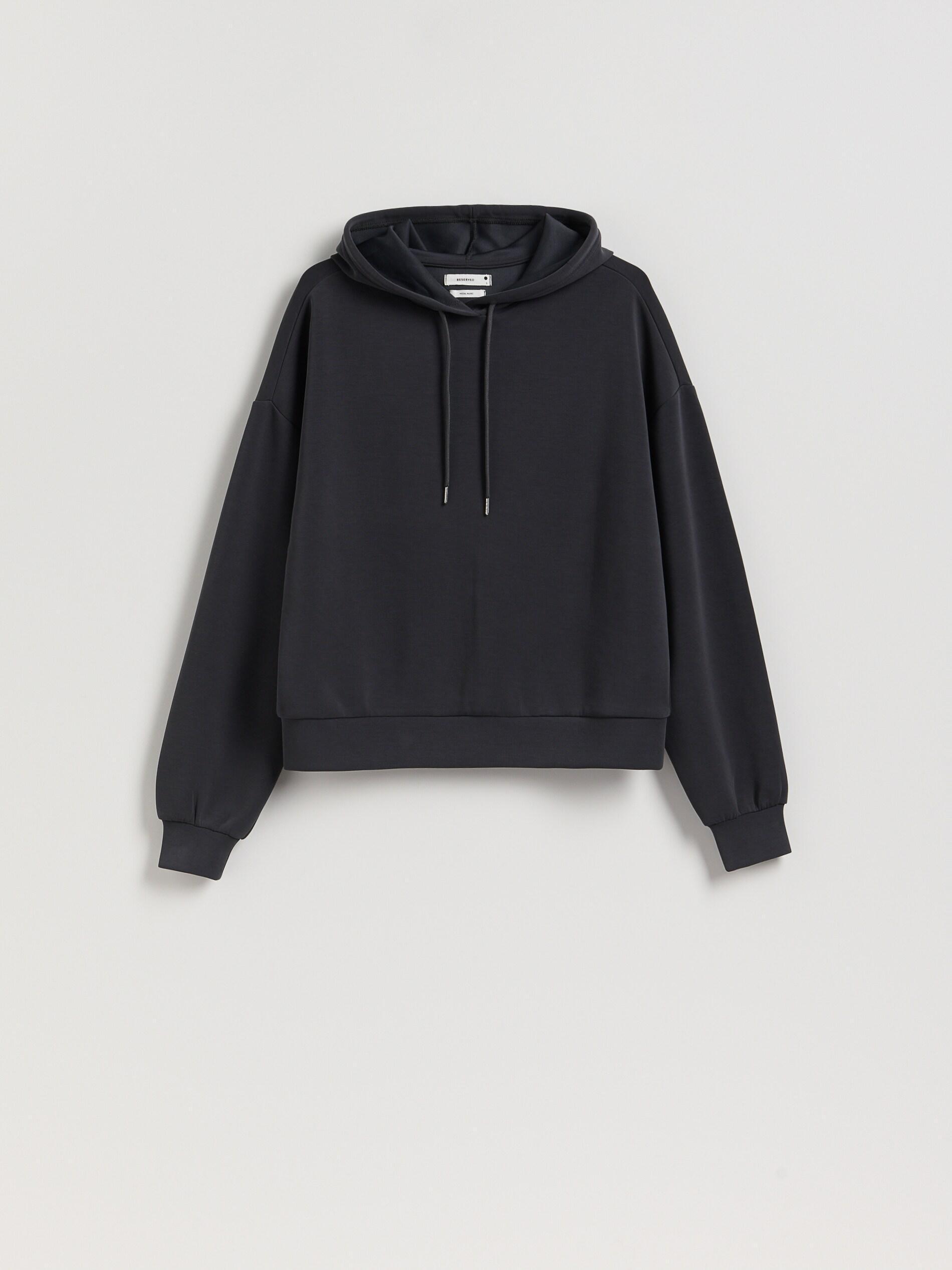 NAVY Modal blend sweatshirt, Blue, medium