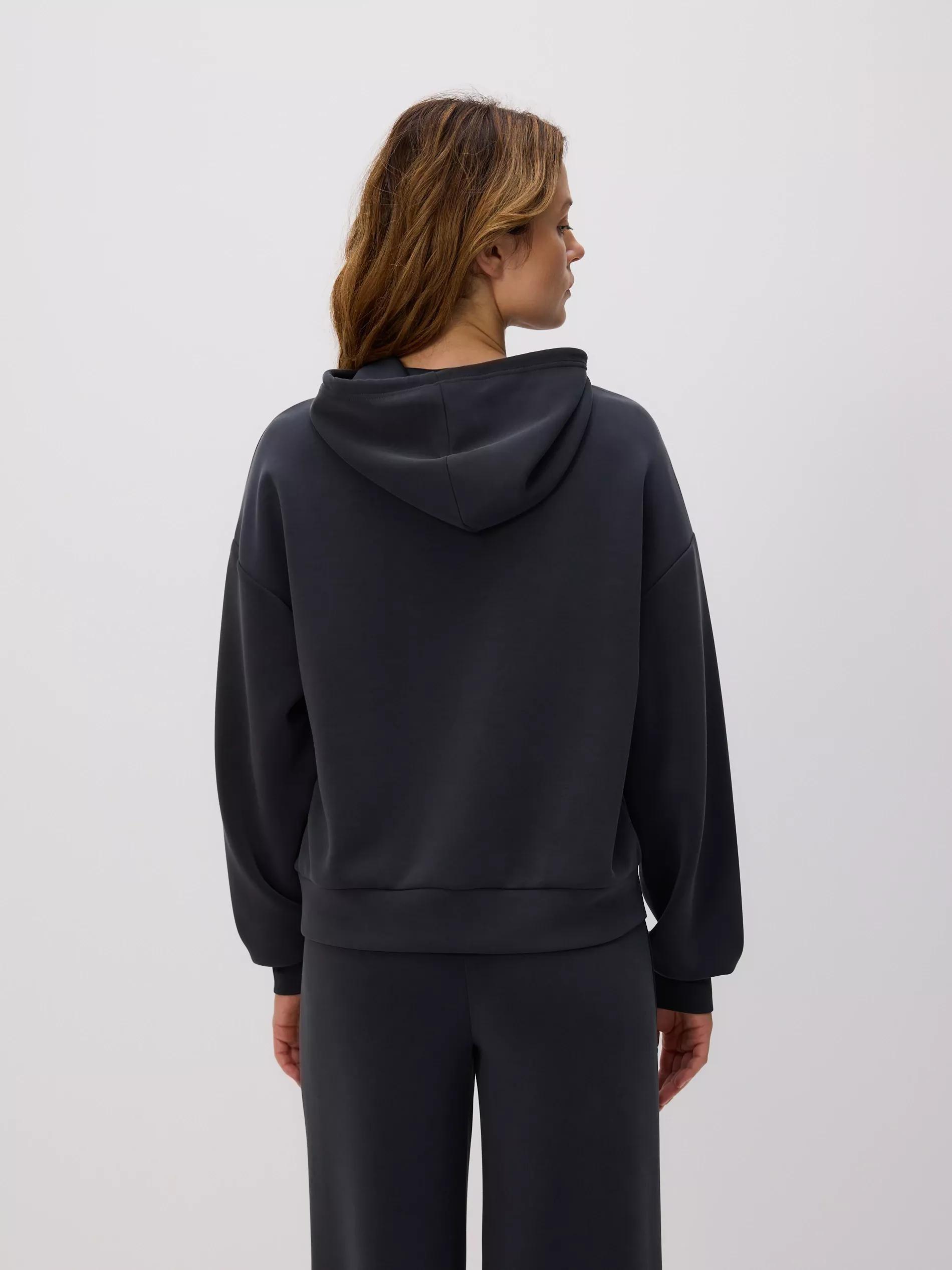 Navy Modal Blend Sweatshirt, Blue, large image number 3