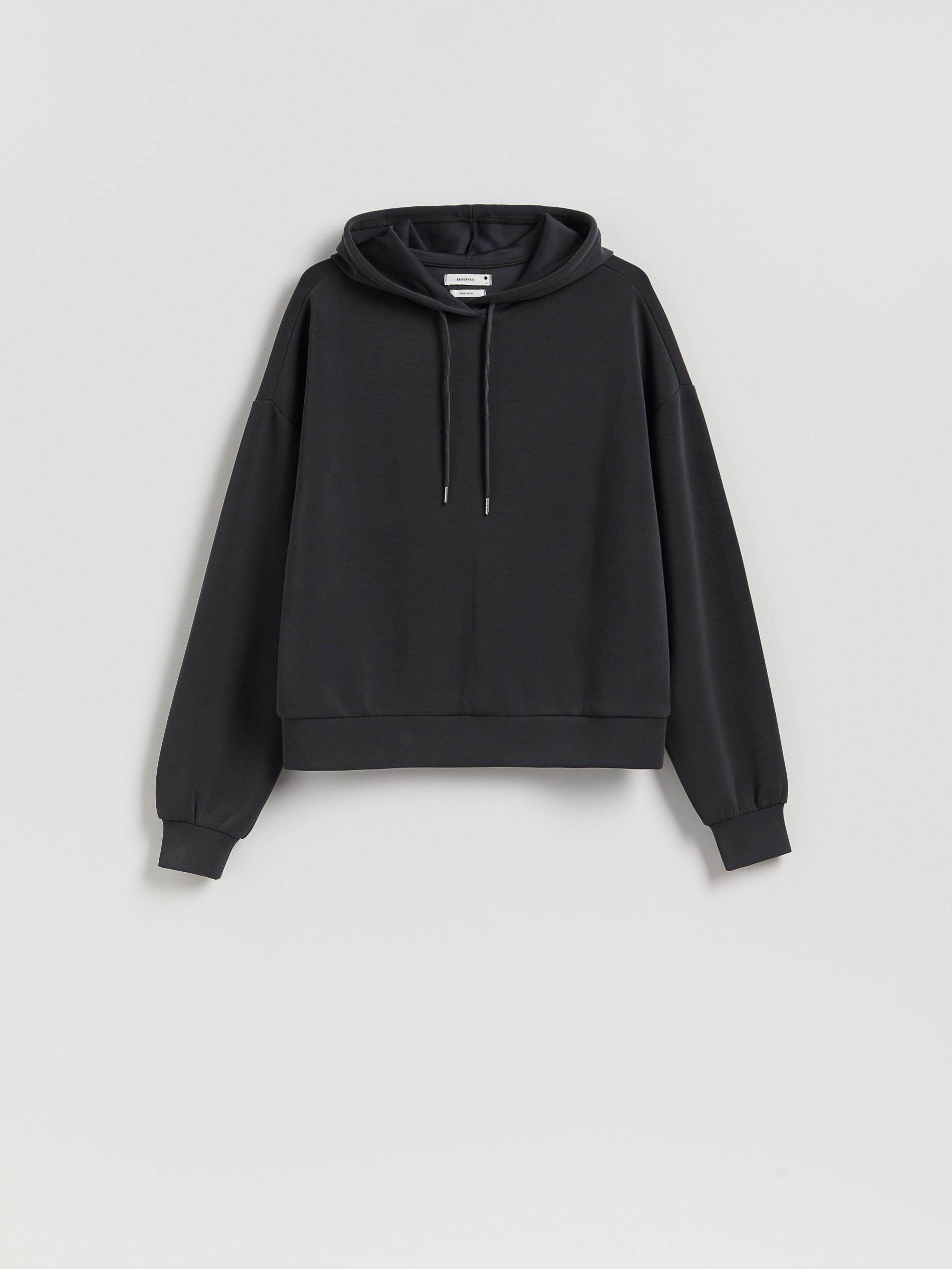 Navy Modal Blend Sweatshirt, Blue, large image number 4