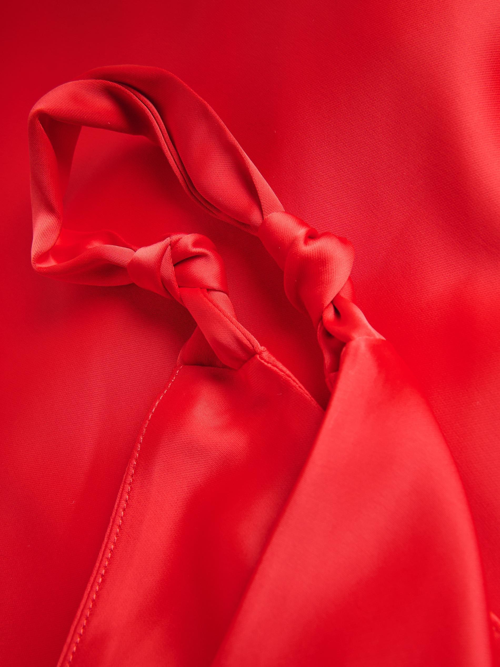 Red Cami Strap Maxi Dress, Red, large image number 5