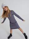 Reserved - Multicolor Striped Dress, Kids Girl