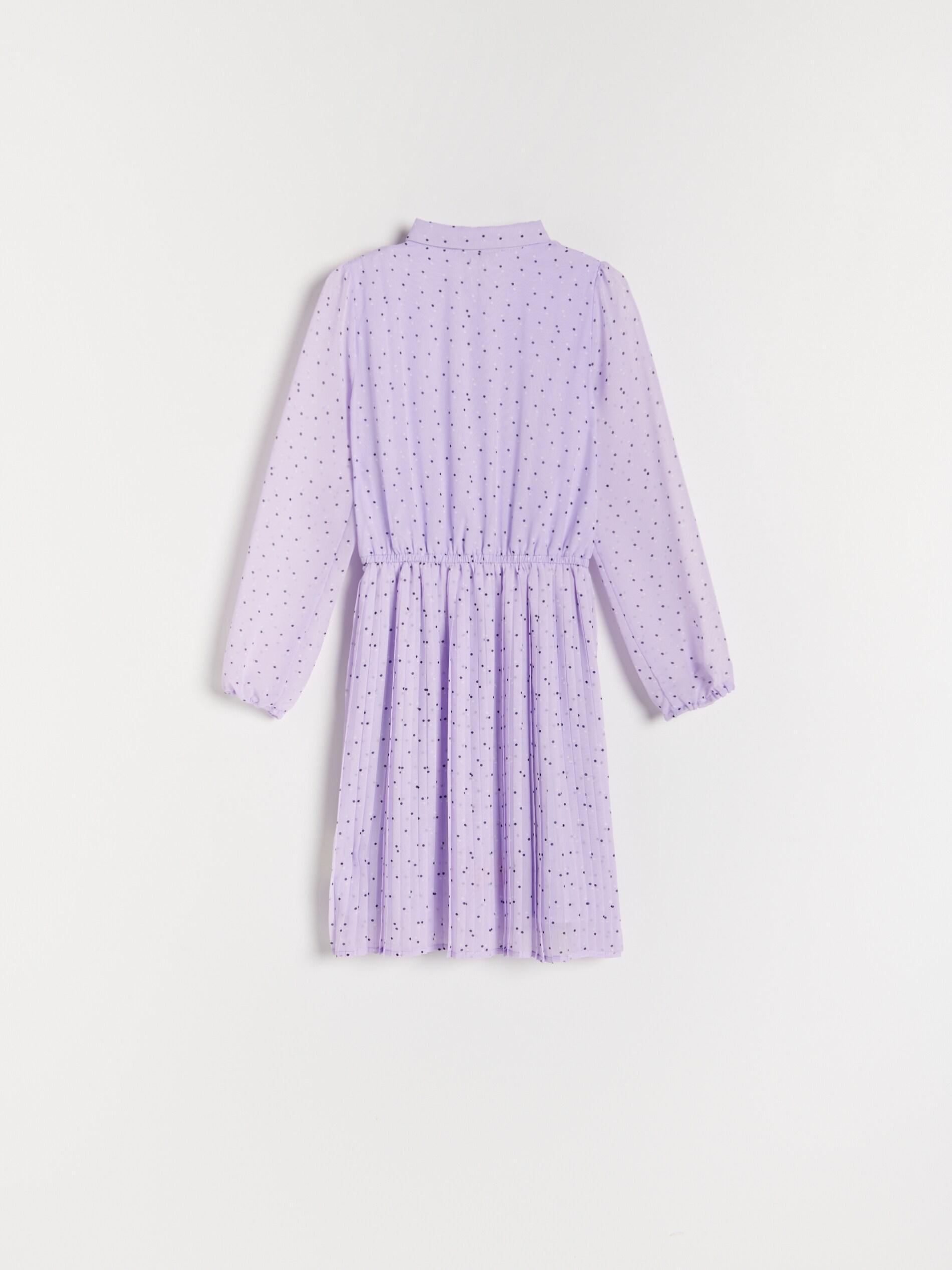 Lavender Polka Dot Dress, Kids Girl, , large image number 3