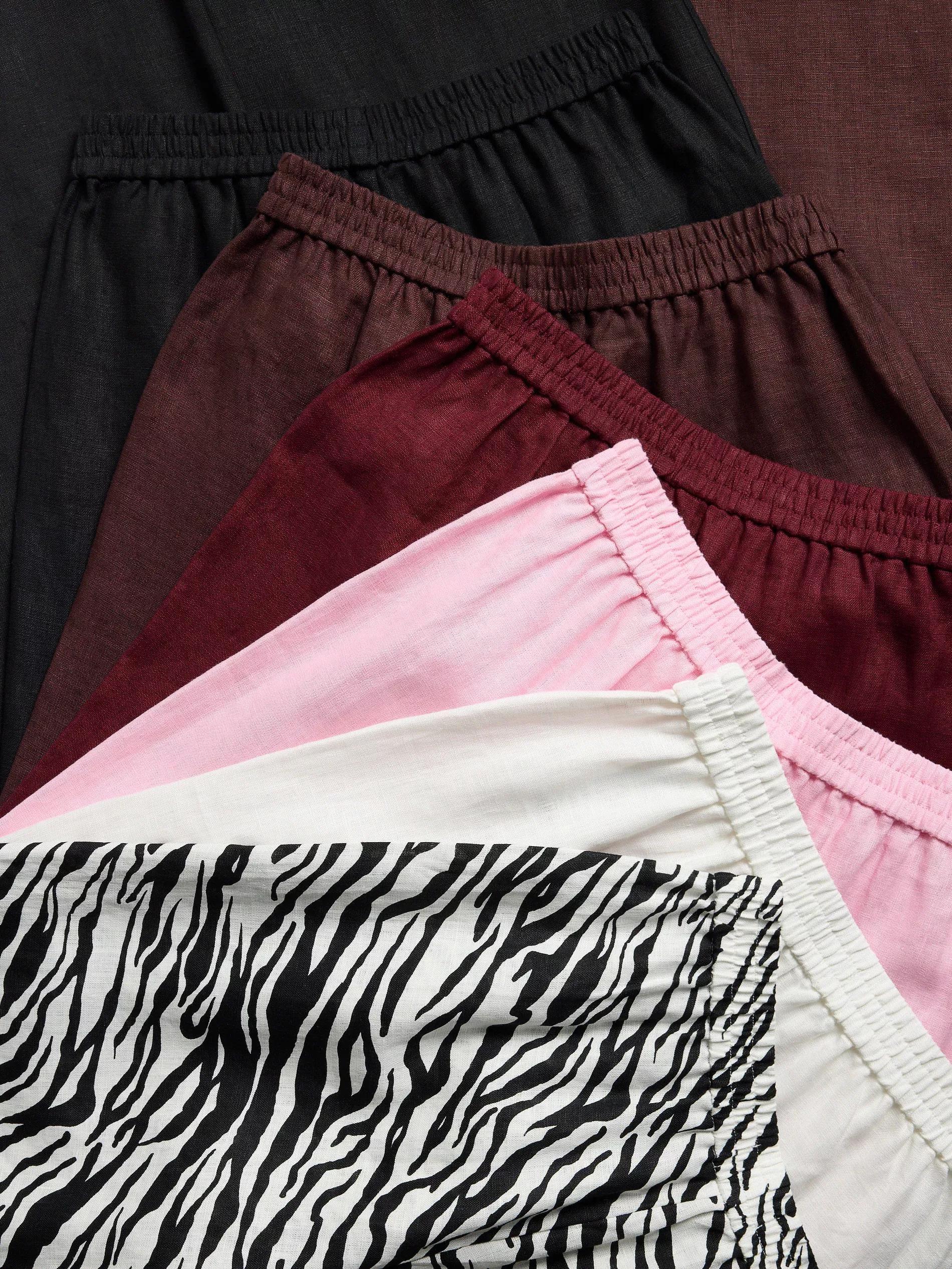 Pink Linen Pants, , large image number 1