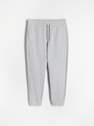 Reserved - Light Grey Cotton Sweatpants, Men