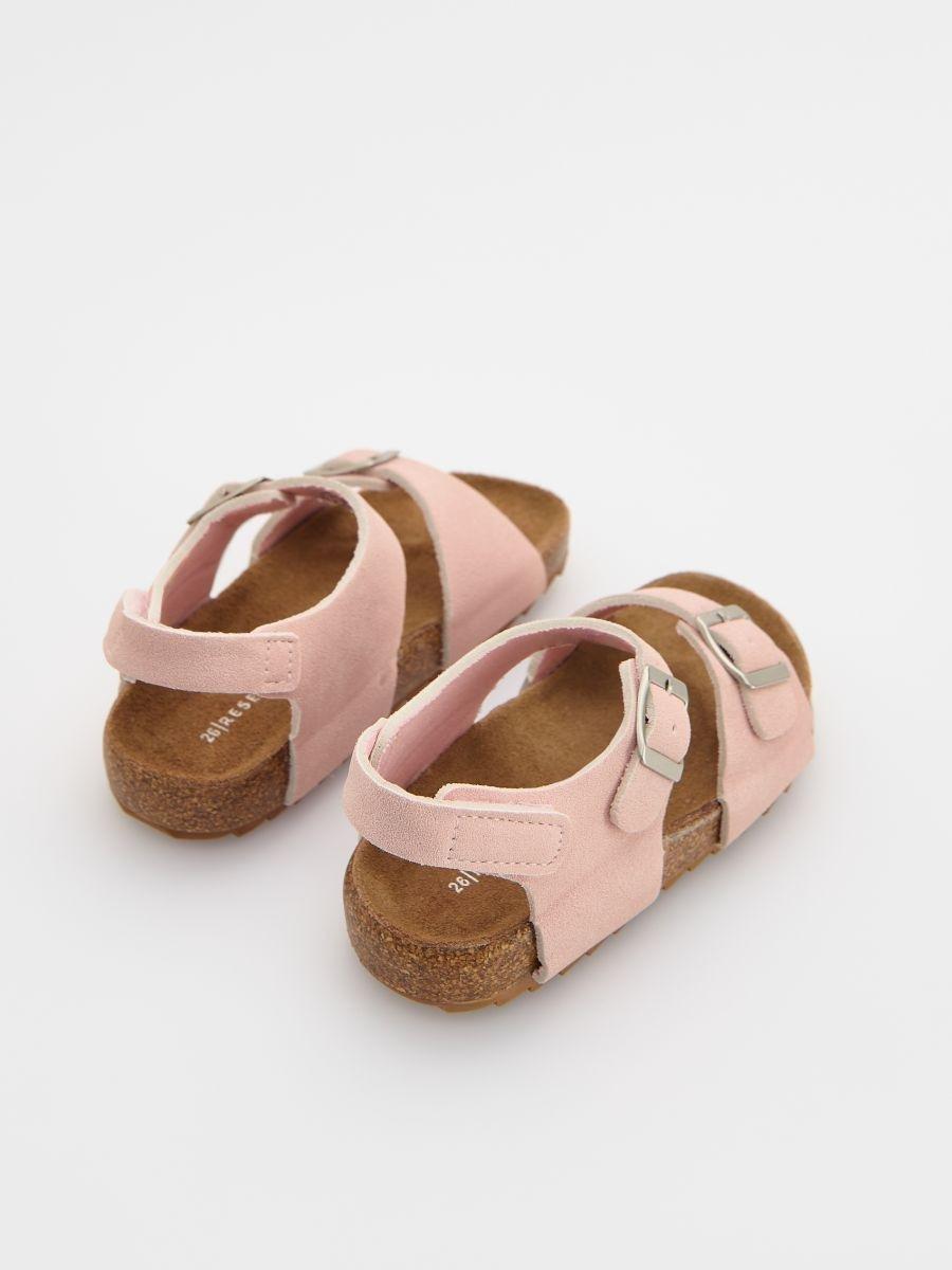Pink Sandals Made Of Synthetic Leather, , large image number 1