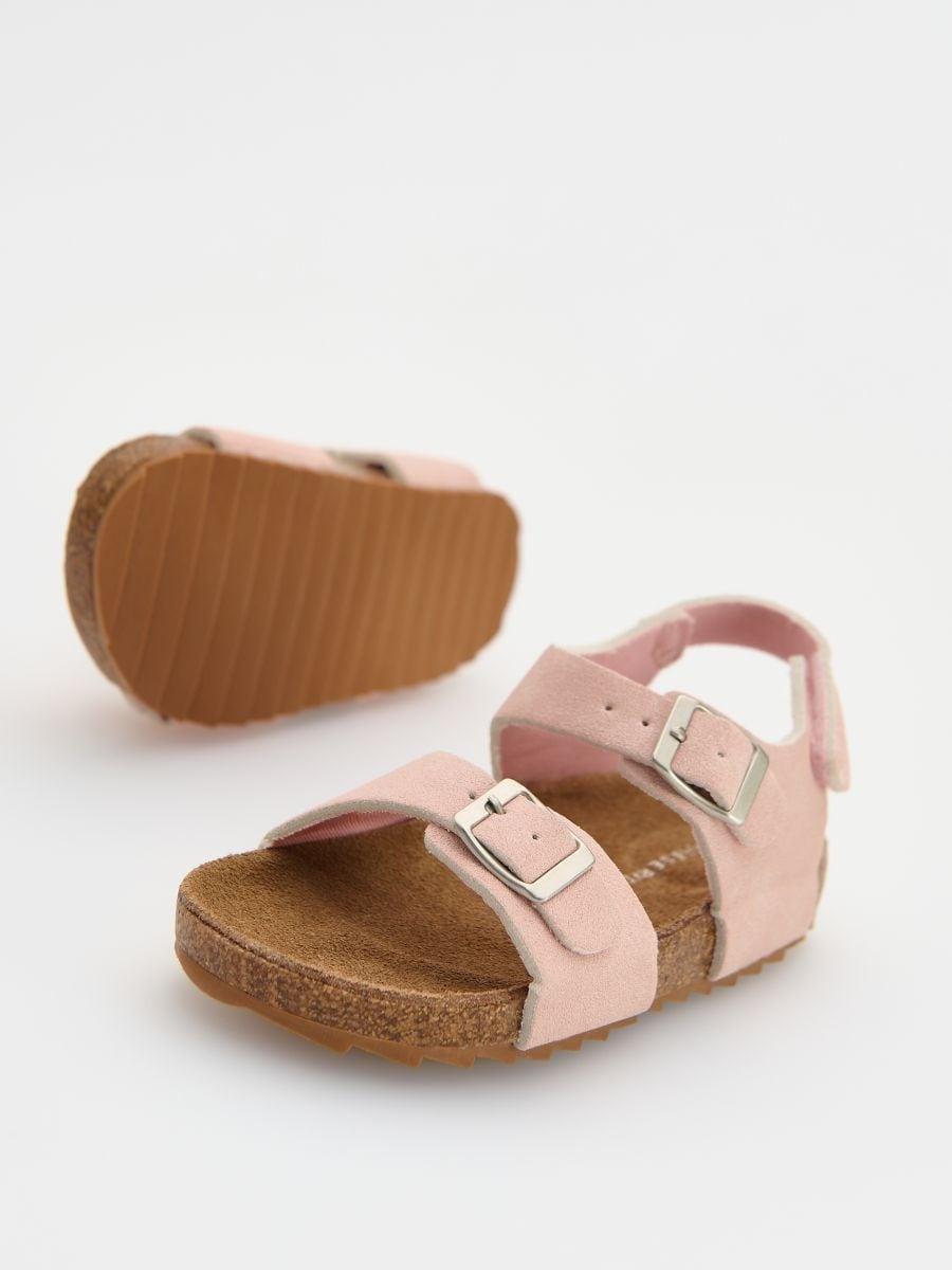 Pink Sandals Made Of Synthetic Leather, , large image number 2