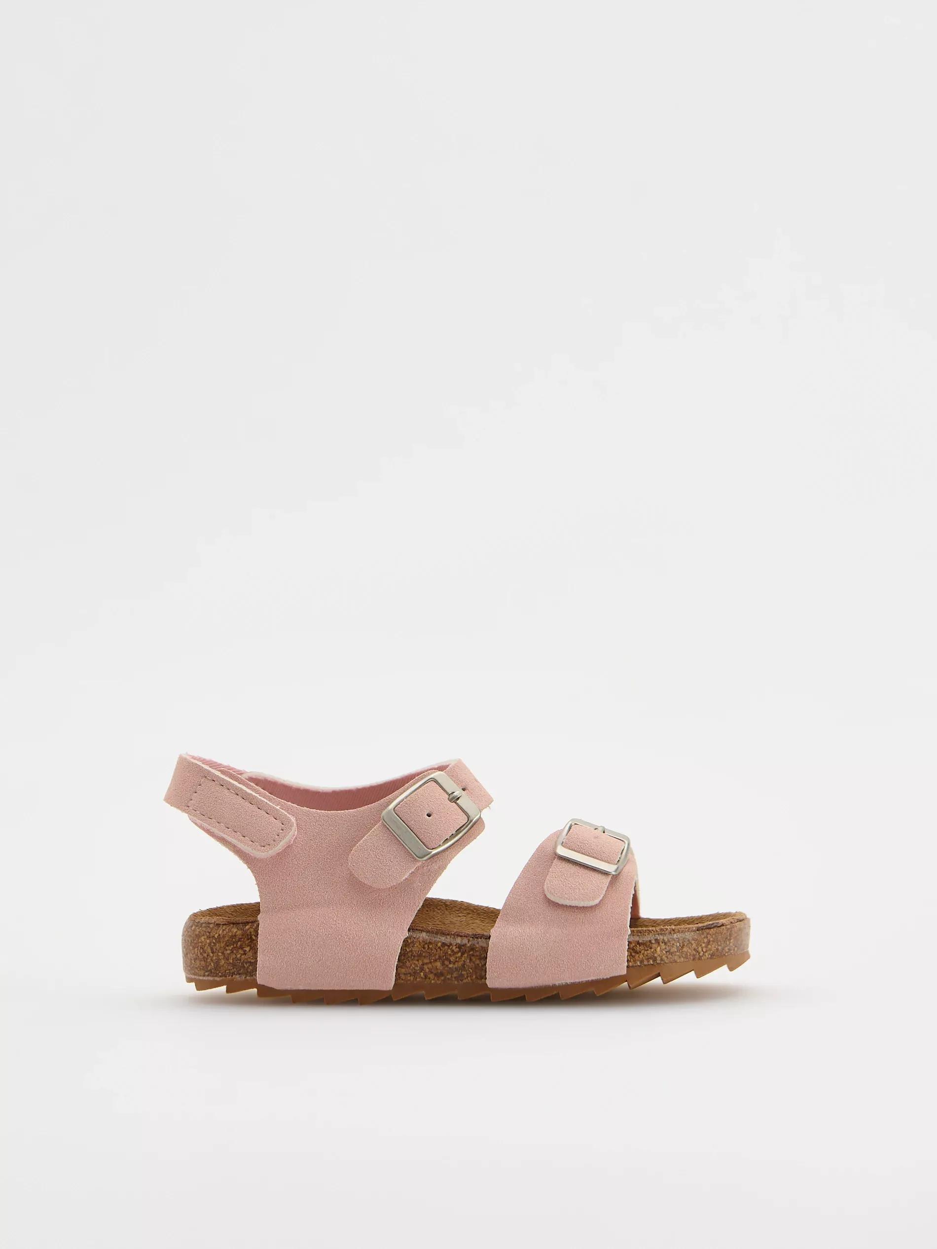 Pink Sandals Made Of Synthetic Leather, , large image number 2
