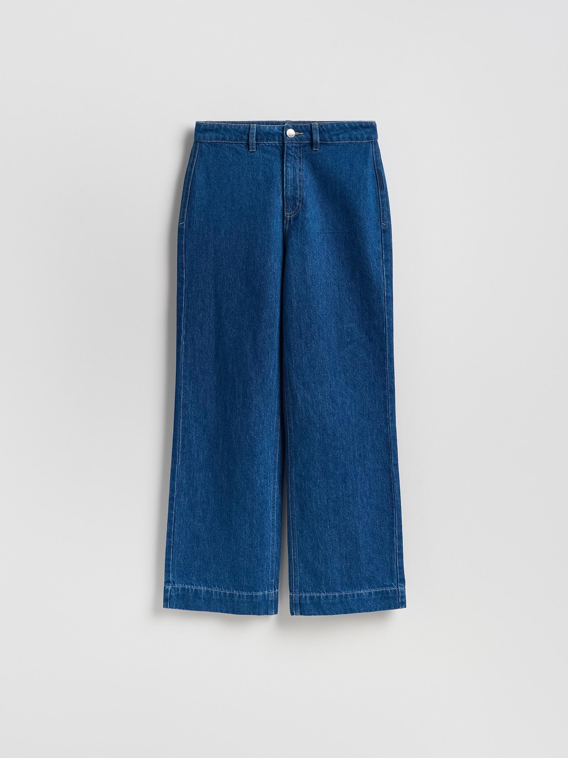 Blue Jeans Wide Leg Jeans, Blue, large image number 3